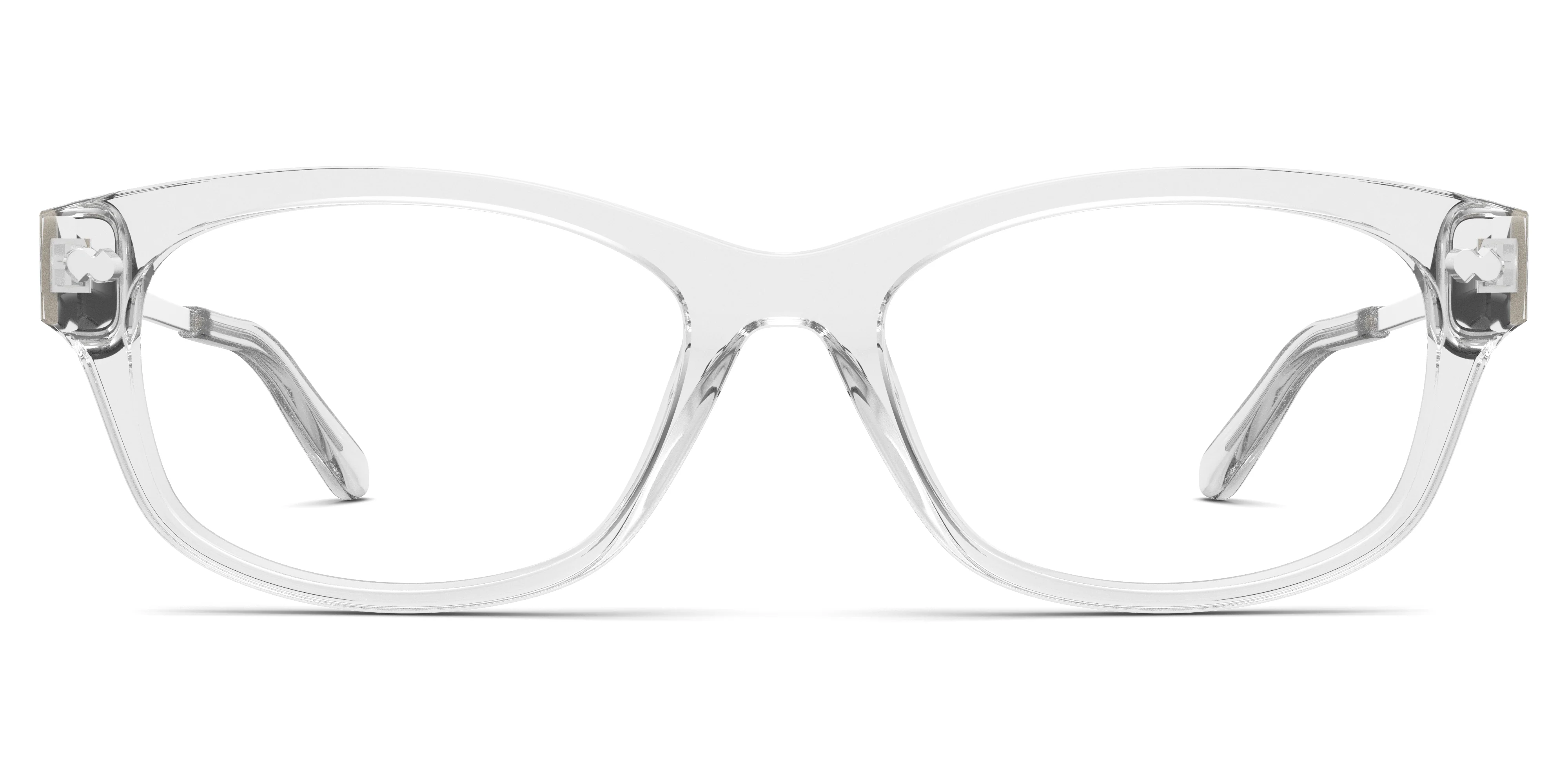 The Addison - Crystal Clear Acetate Silver Metal - Image 2