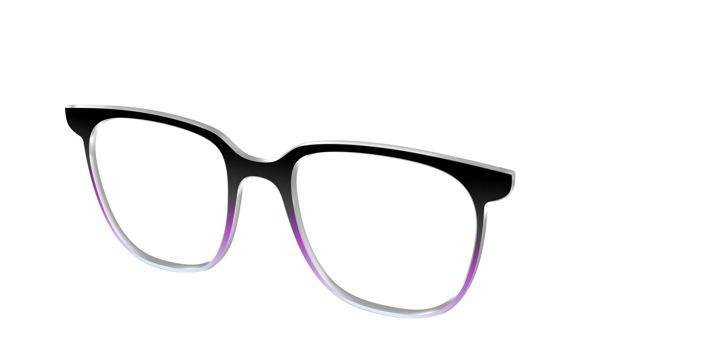 The Black to Pale Periwinkle Gradient - Image 48