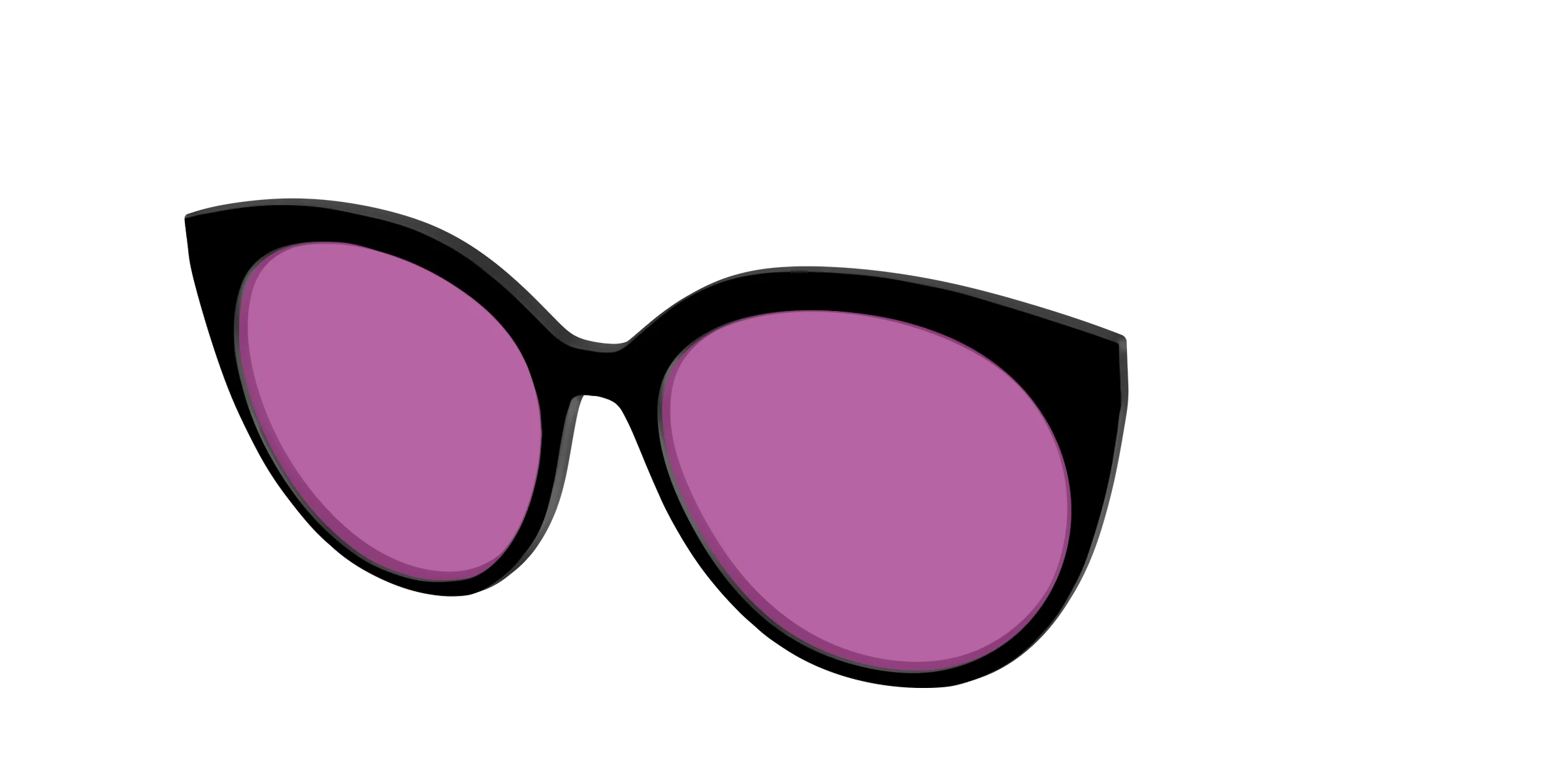 The Black with Violet Golf Lens - Image 44