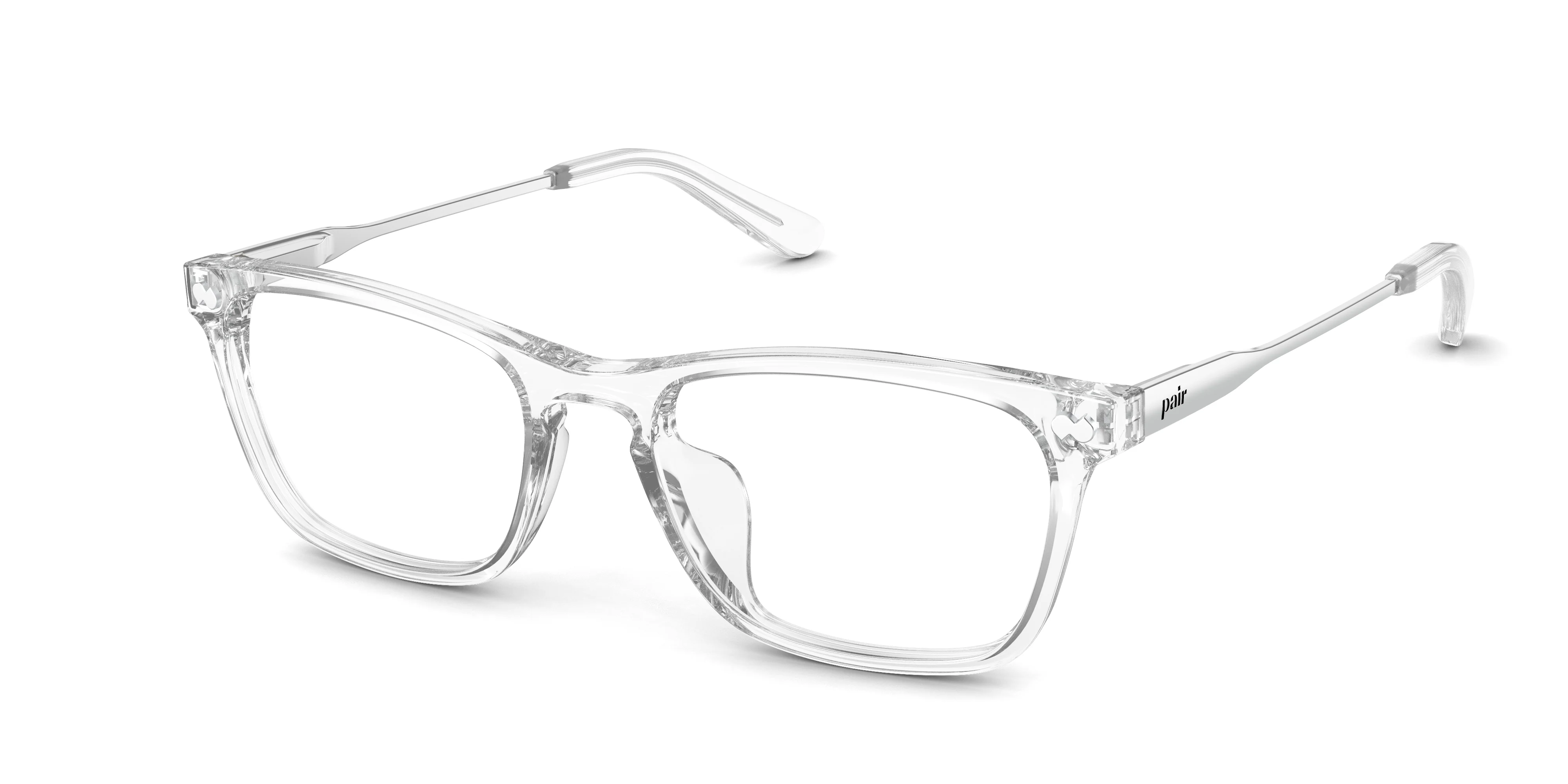 The Casper - Crystal Clear Acetate Silver Metal