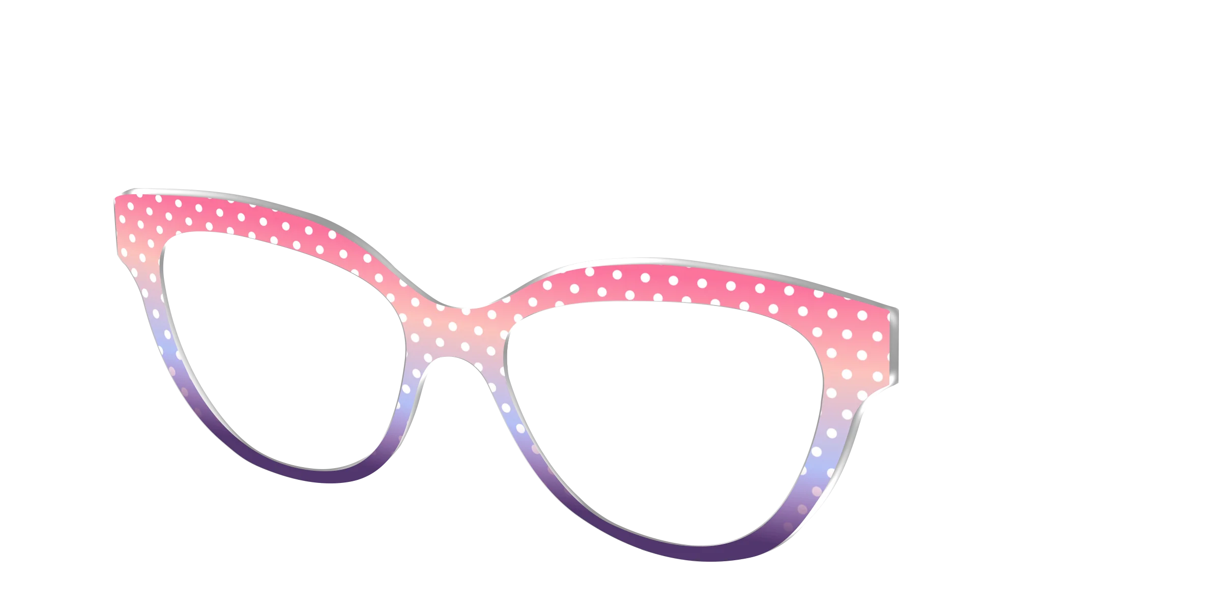 The Coral to Lilac Gradient Polka Dot - Image 34