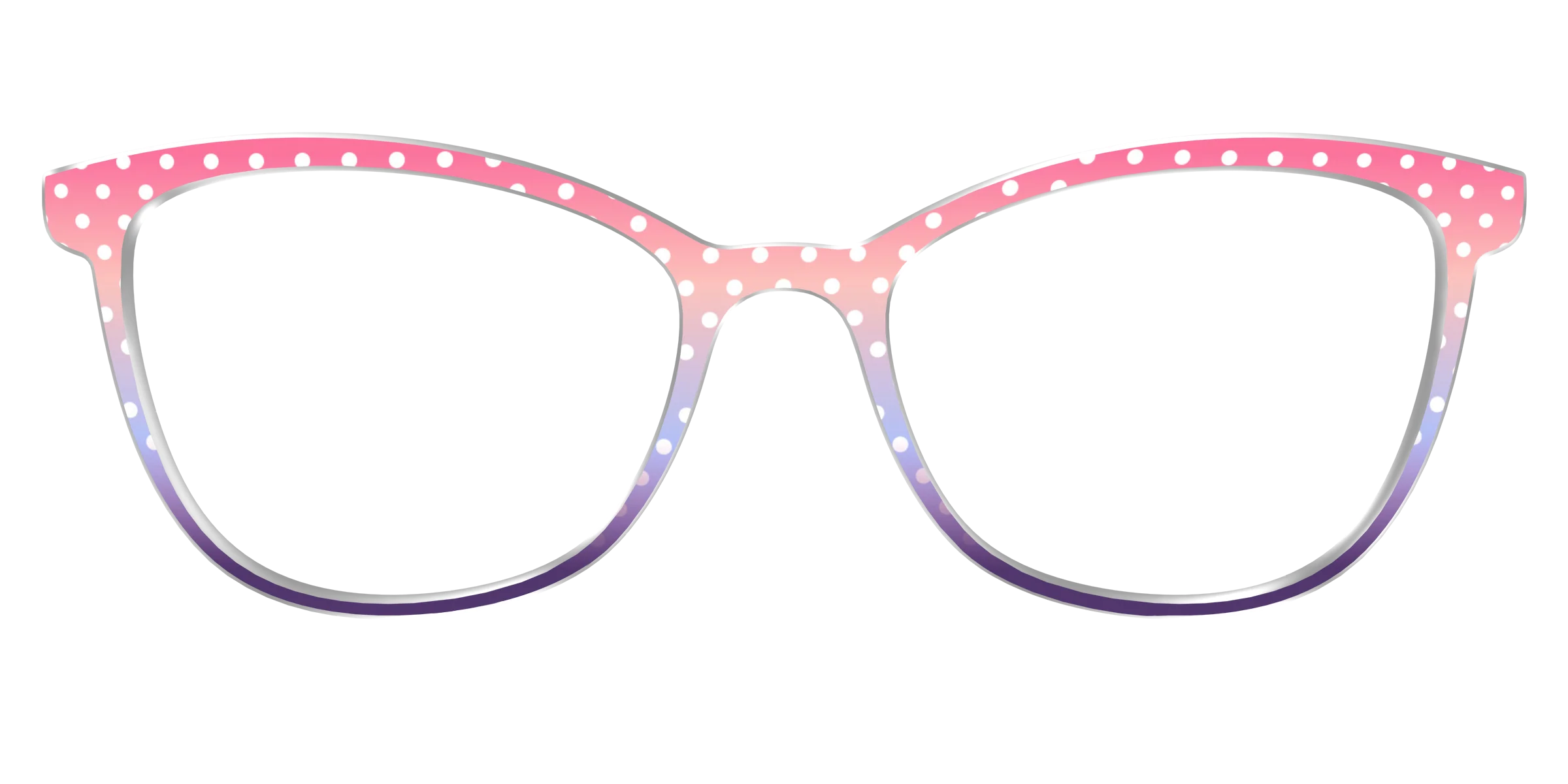 The Coral to Lilac Gradient Polka Dot - Image 53