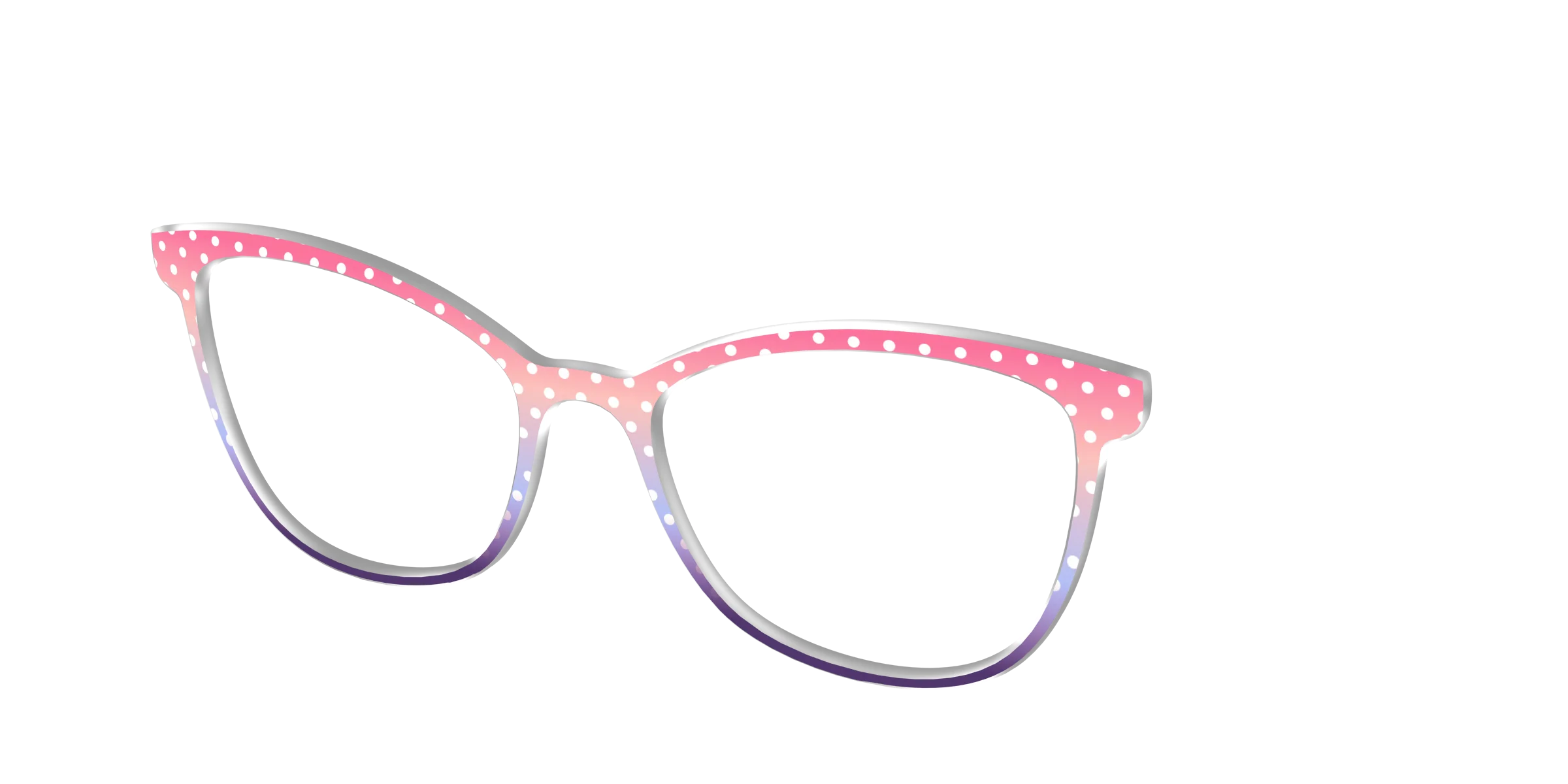 The Coral to Lilac Gradient Polka Dot - Image 54