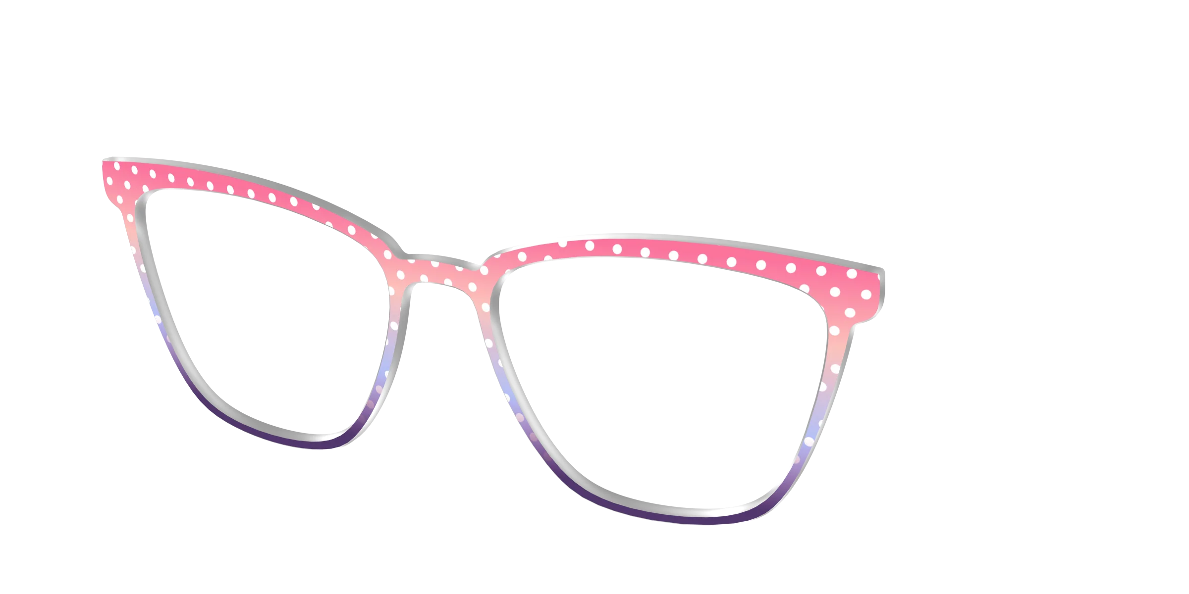 The Coral to Lilac Gradient Polka Dot - Image 58