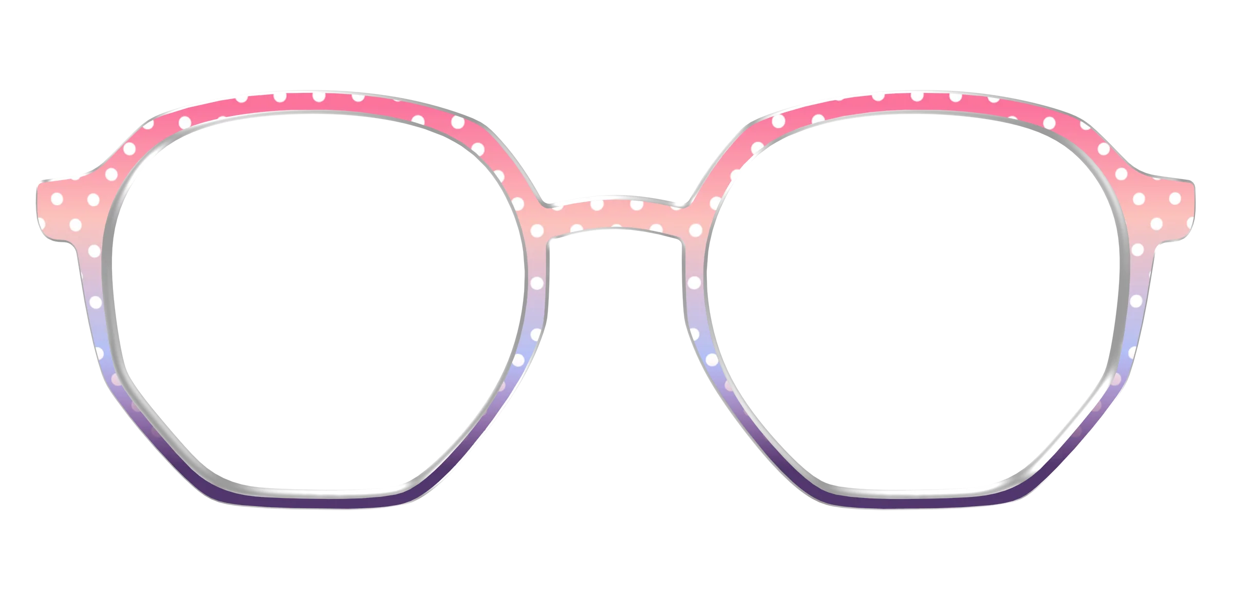 The Coral to Lilac Gradient Polka Dot - Image 59