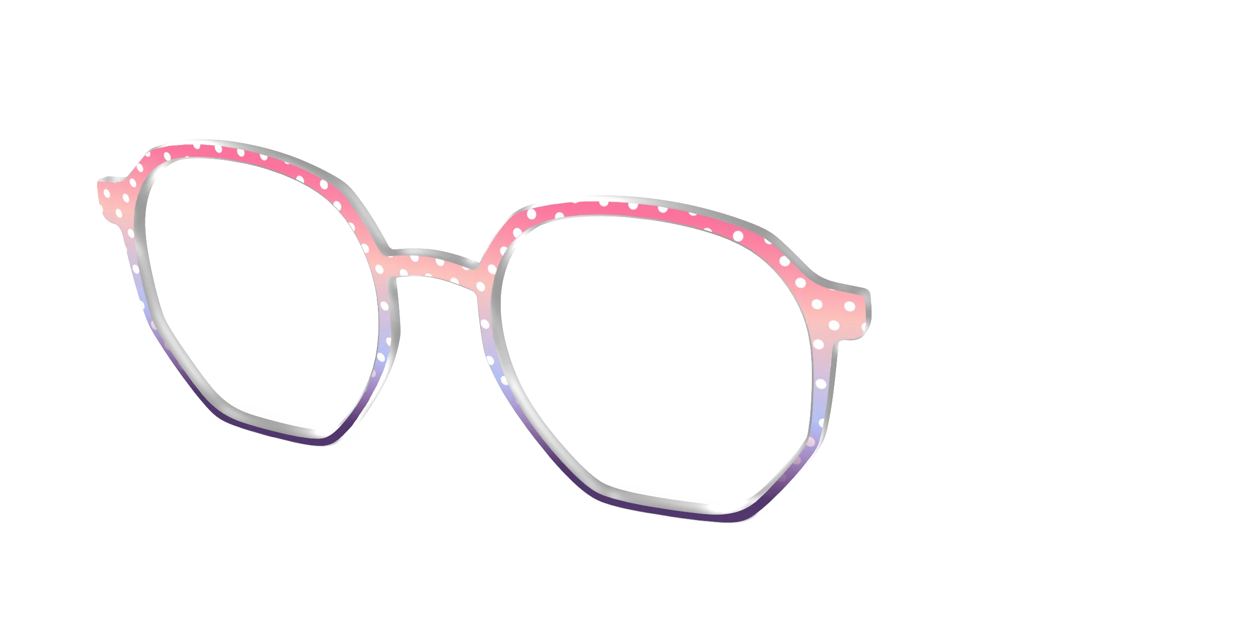The Coral to Lilac Gradient Polka Dot - Image 60