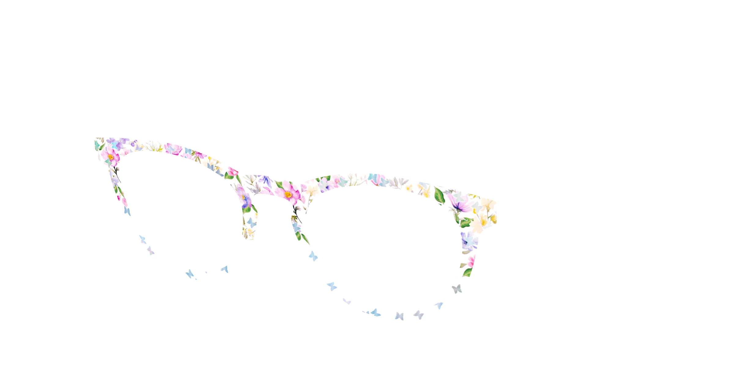 The Delicate Flower Crown with Butterfly Glitter - Image 4