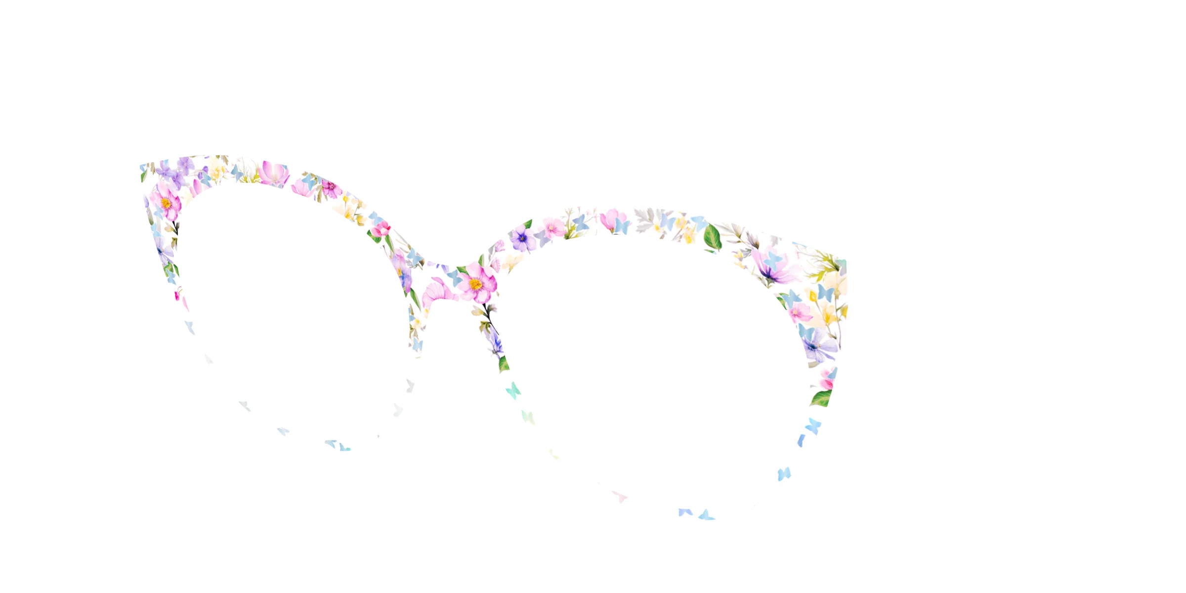 The Delicate Flower Crown with Butterfly Glitter - Image 44