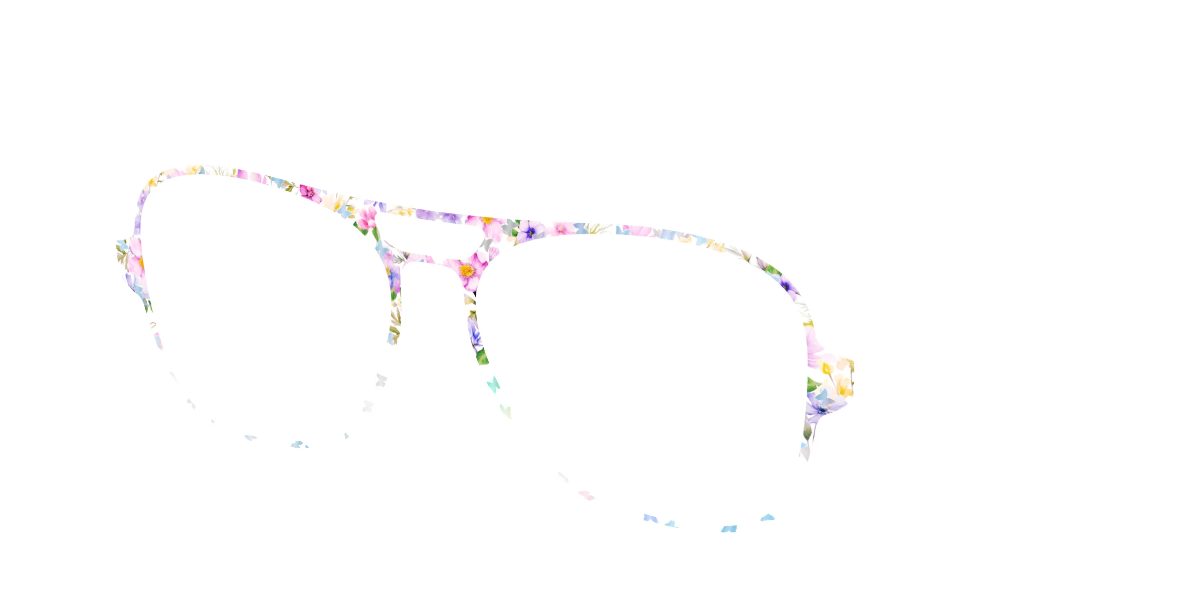 The Delicate Flower Crown with Butterfly Glitter - Image 52