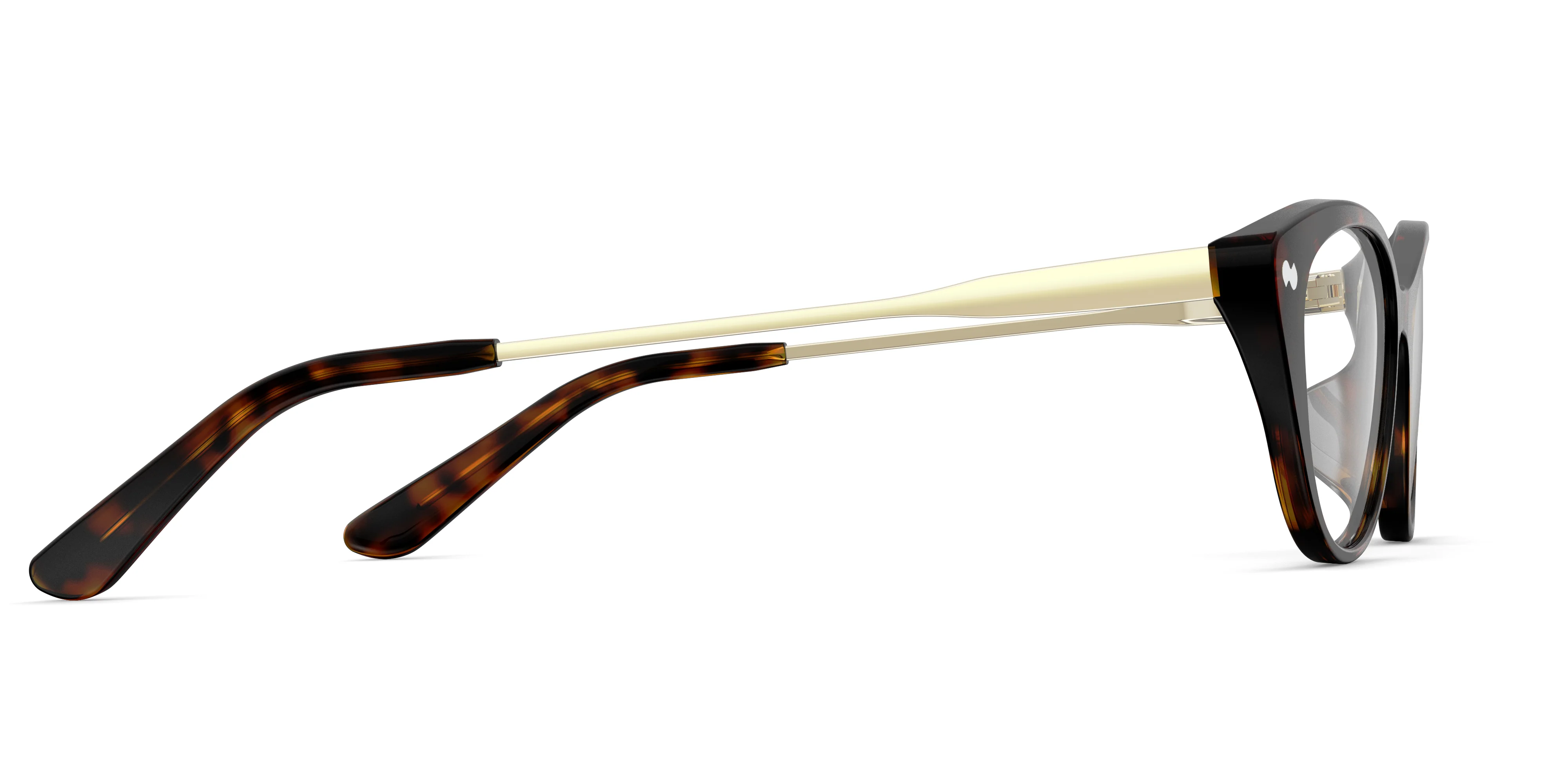The ella - Tortoise Acetate Gold Metal - Image 3