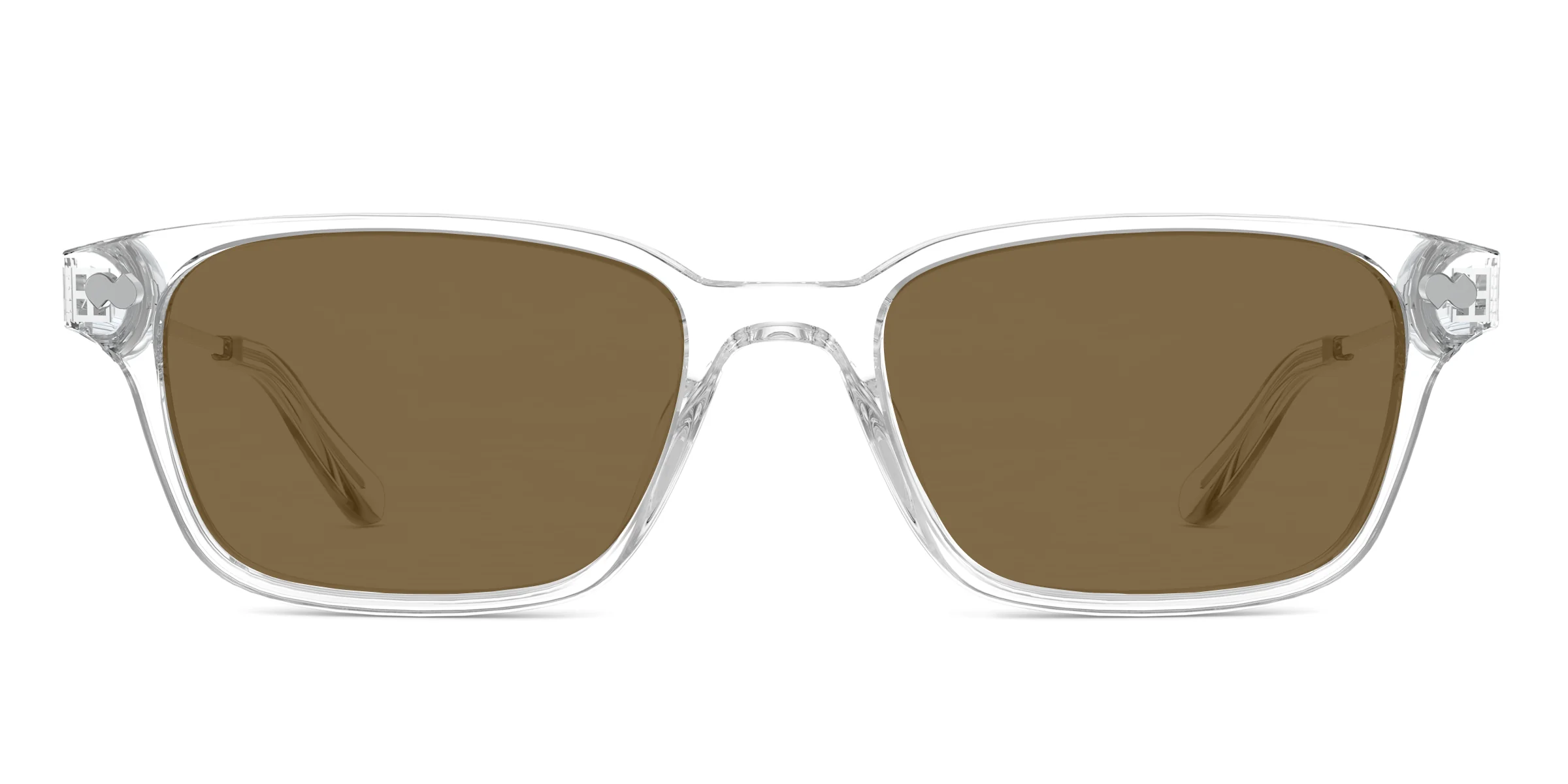 The Finley - Crystal Clear Acetate Silver Metal Sun - Image 4