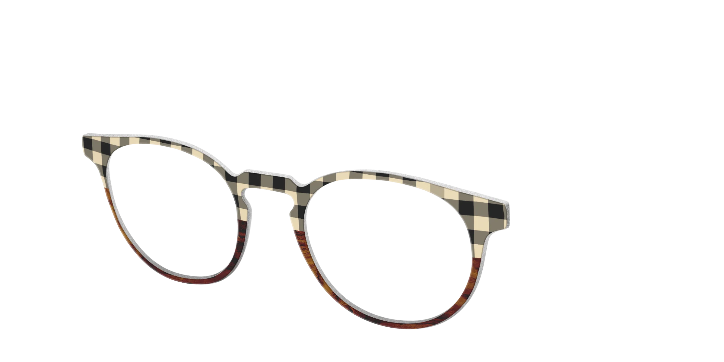 The Ivory Plaid Wood Split - Image 20