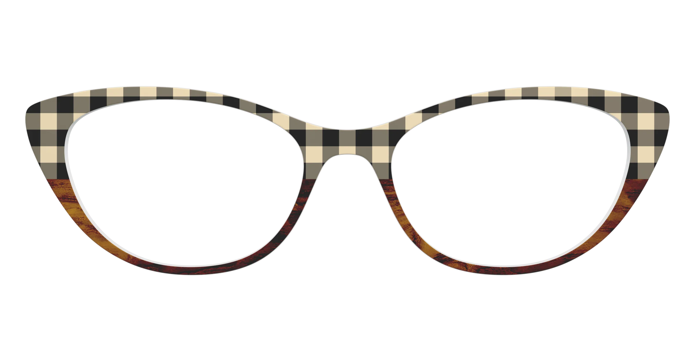 The Ivory Plaid Wood Split - Image 23