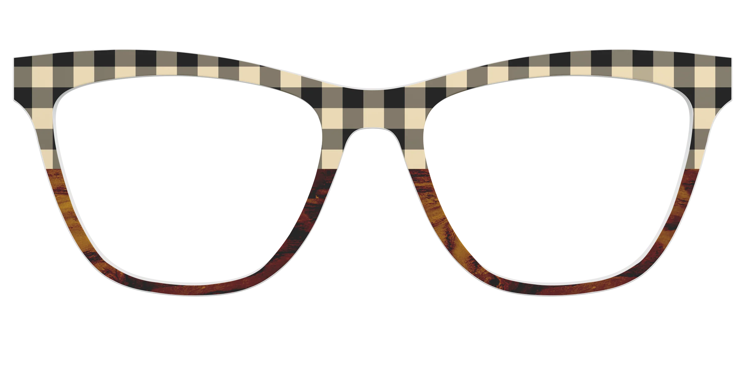 The Ivory Plaid Wood Split - Image 29
