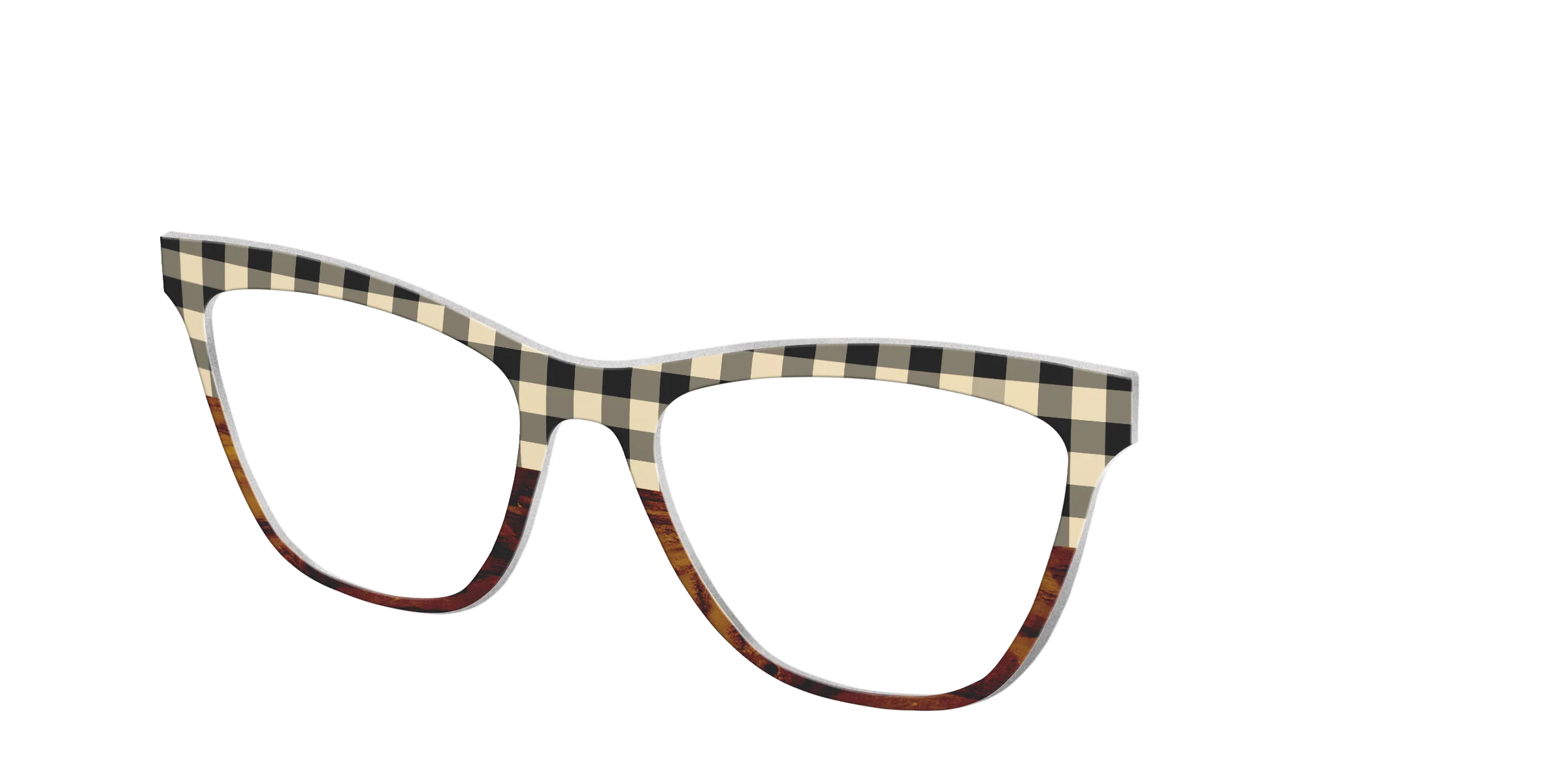 The Ivory Plaid Wood Split - Image 30