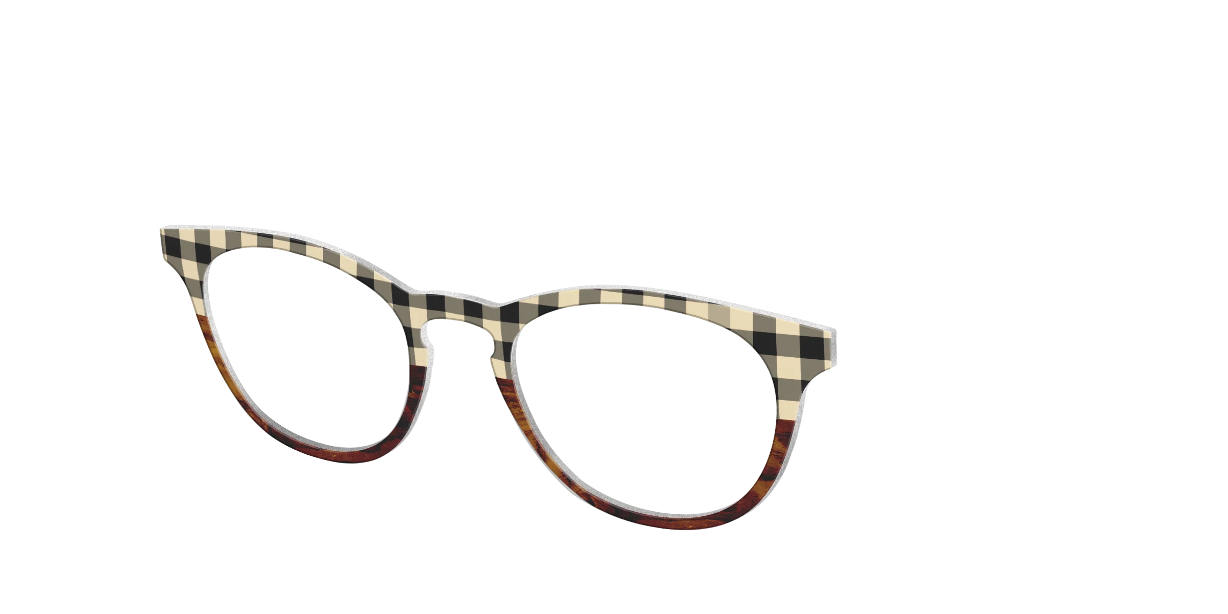 The Ivory Plaid Wood Split - Image 4