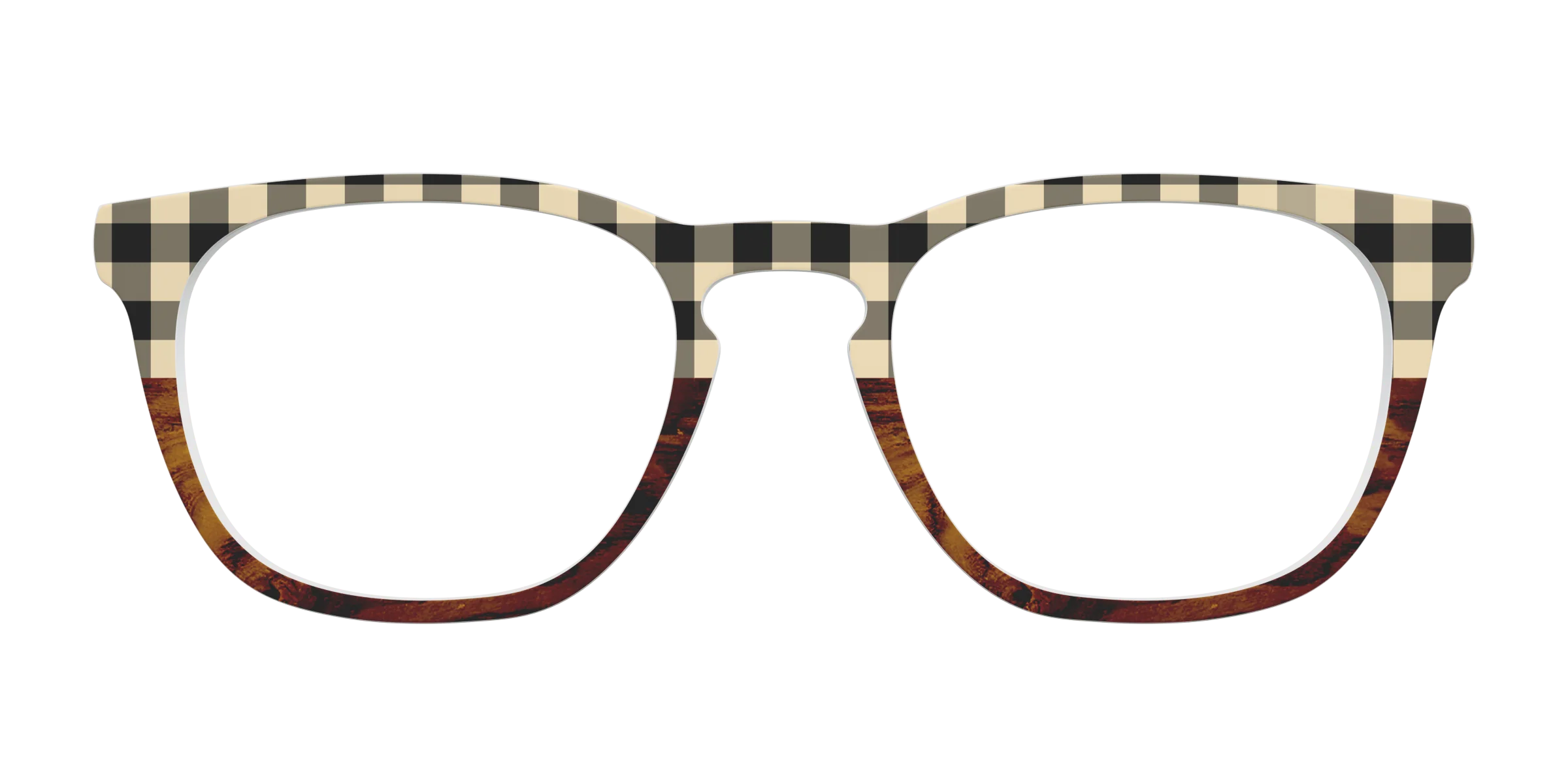 The Ivory Plaid Wood Split - Image 7