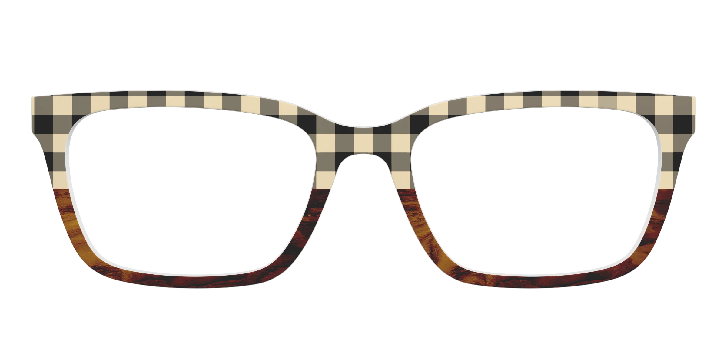 The Ivory Plaid Wood Split - Image 9
