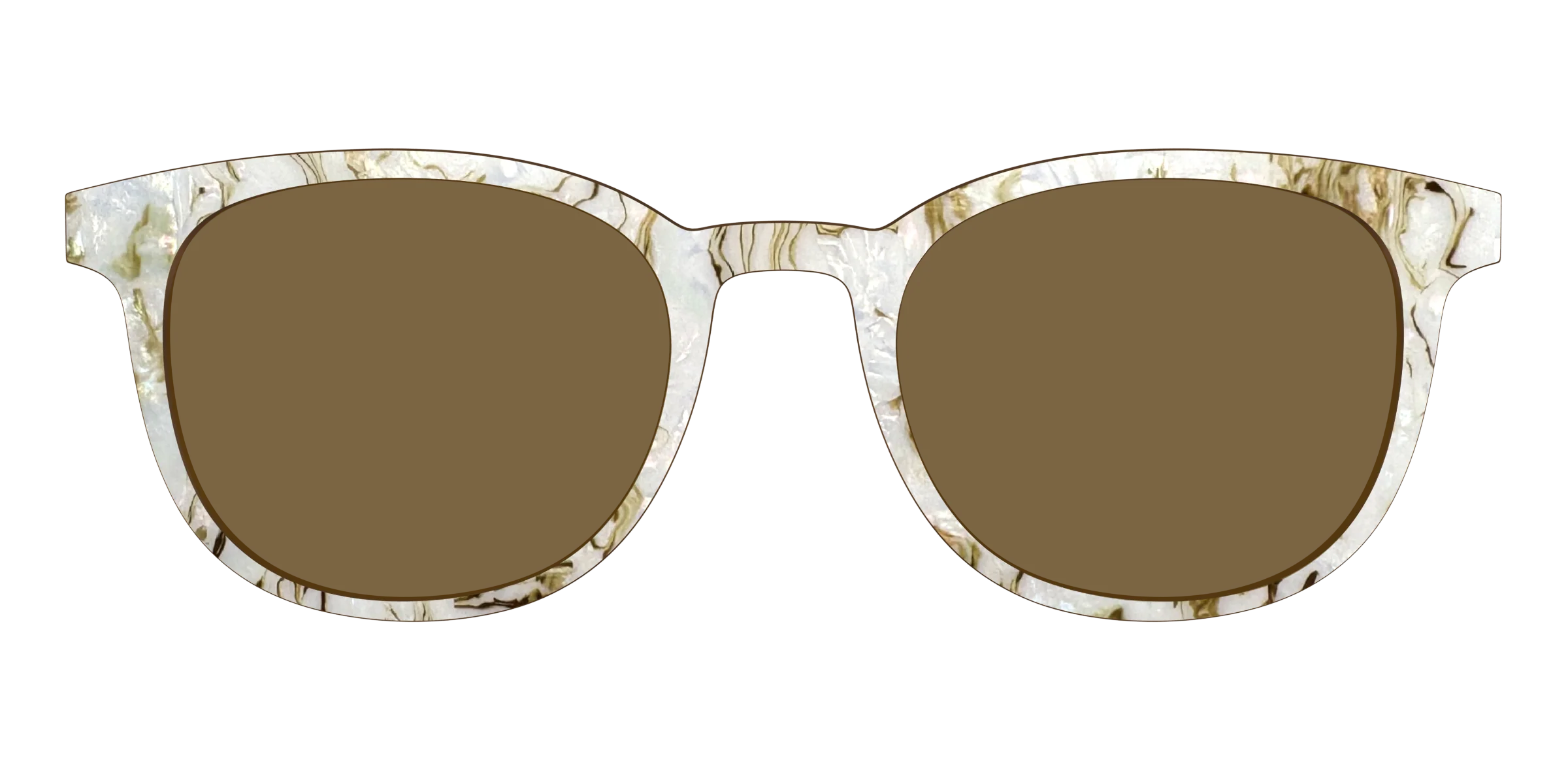 The Polarized Ivory Sand Pearl Shell Sun Top - Image 15