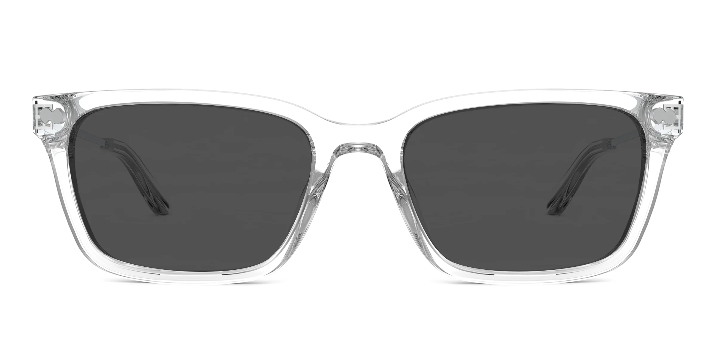 The Larkin - Crystal Clear Acetate Silver Metal Sun - Image 3