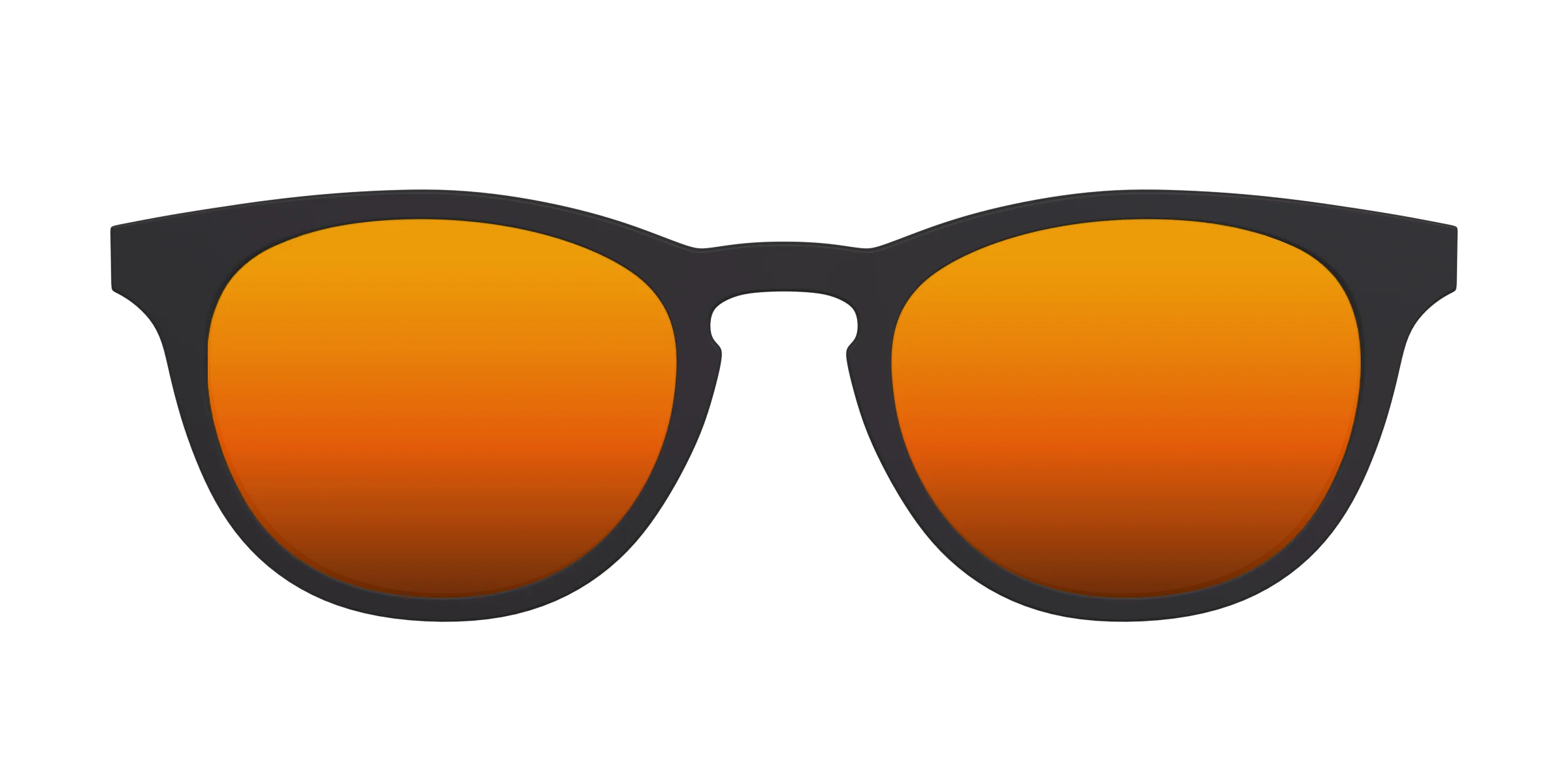 The Polarized Orange Reflective Sun Top - Image 2