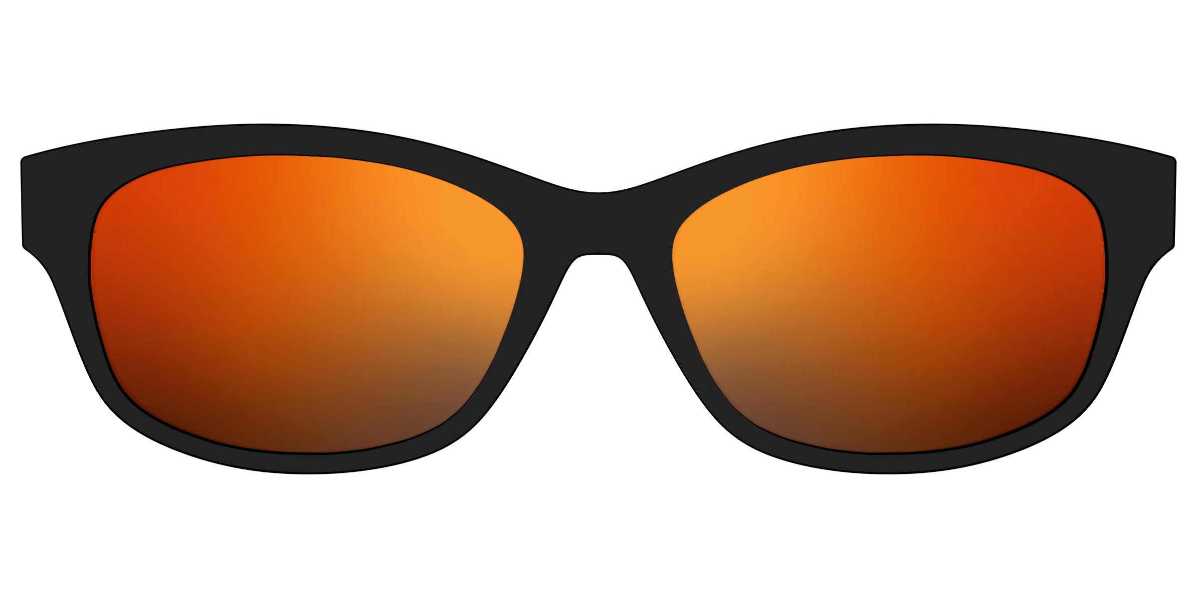 The Polarized Orange Reflective Sun Top - Image 21