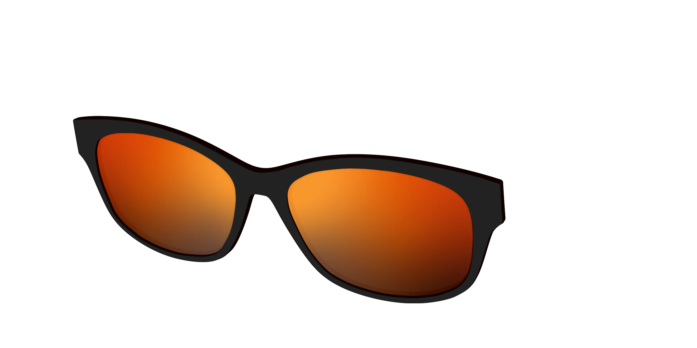 The Polarized Orange Reflective Sun Top - Image 22