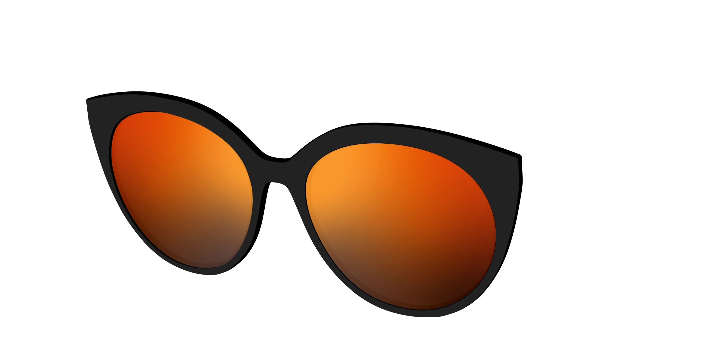 The Polarized Orange Reflective Sun Top - Image 26