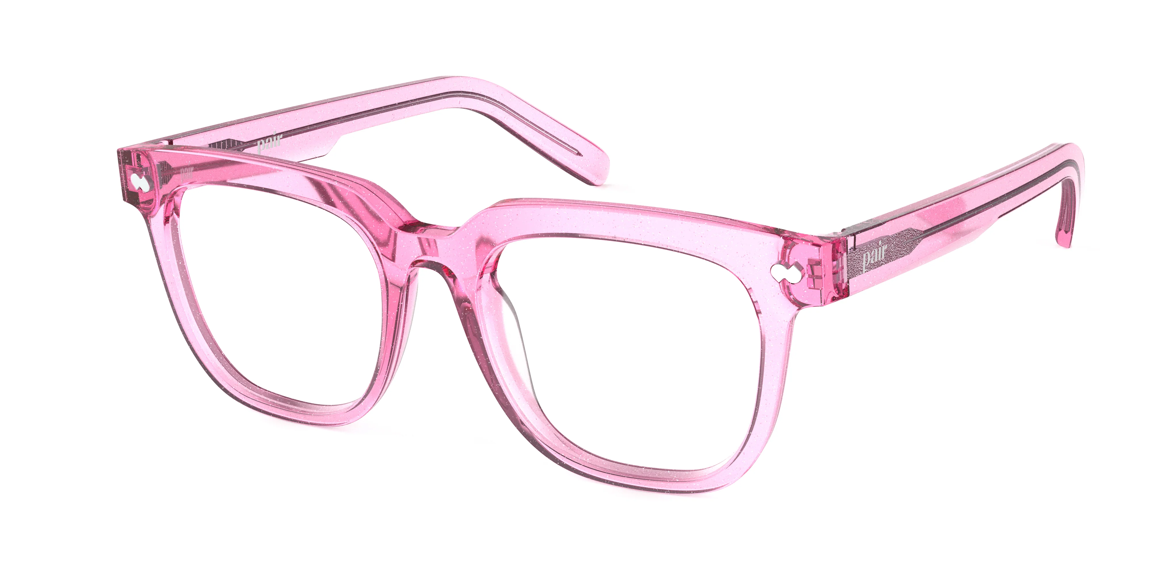 The Payton - Pink Glitter Clear - Image 3