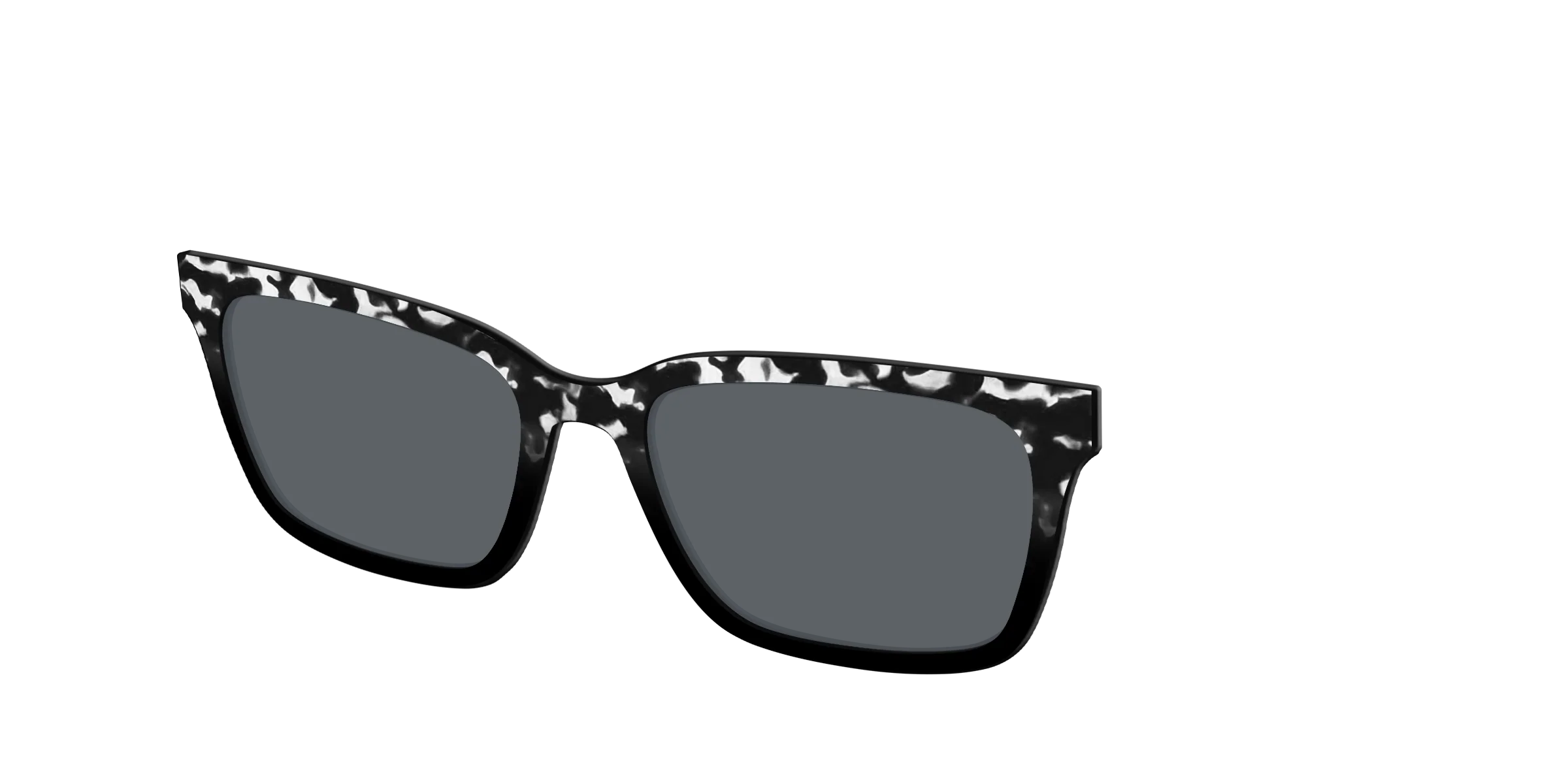 The Polarized Bold Black & White Tortoise Sun Top - Image 10