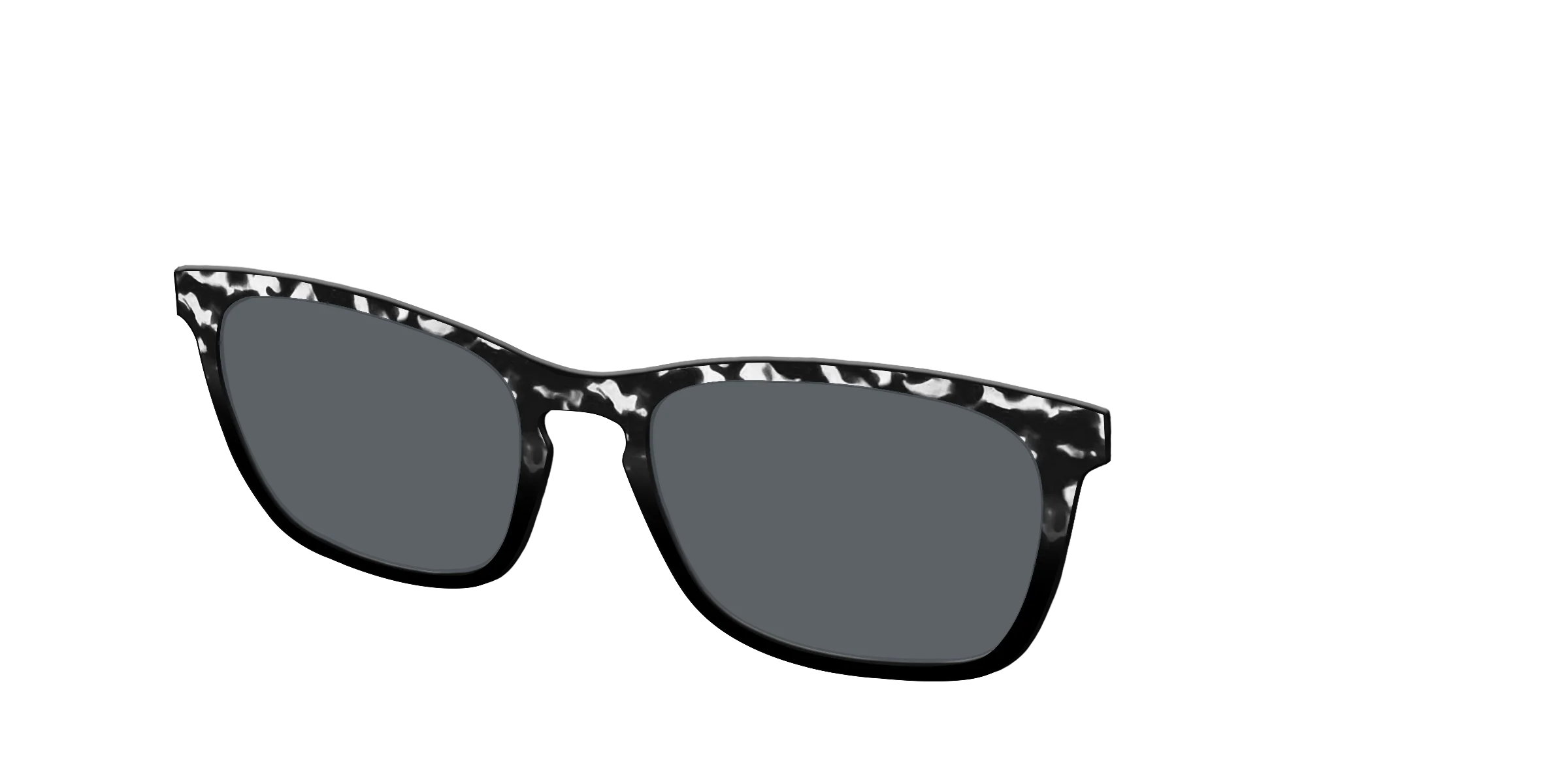 The Polarized Bold Black & White Tortoise Sun Top - Image 14