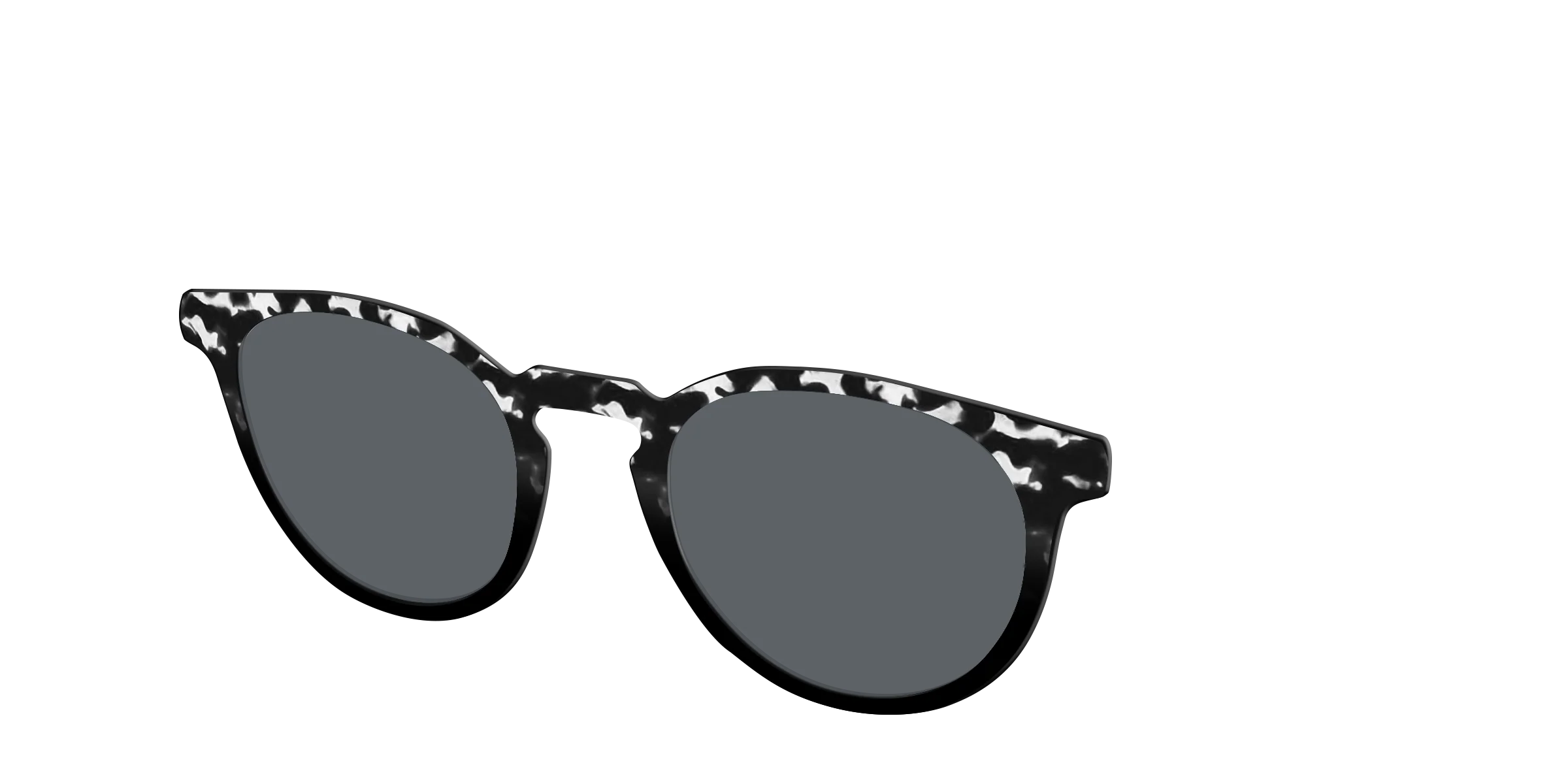 The Polarized Bold Black & White Tortoise Sun Top - Image 20