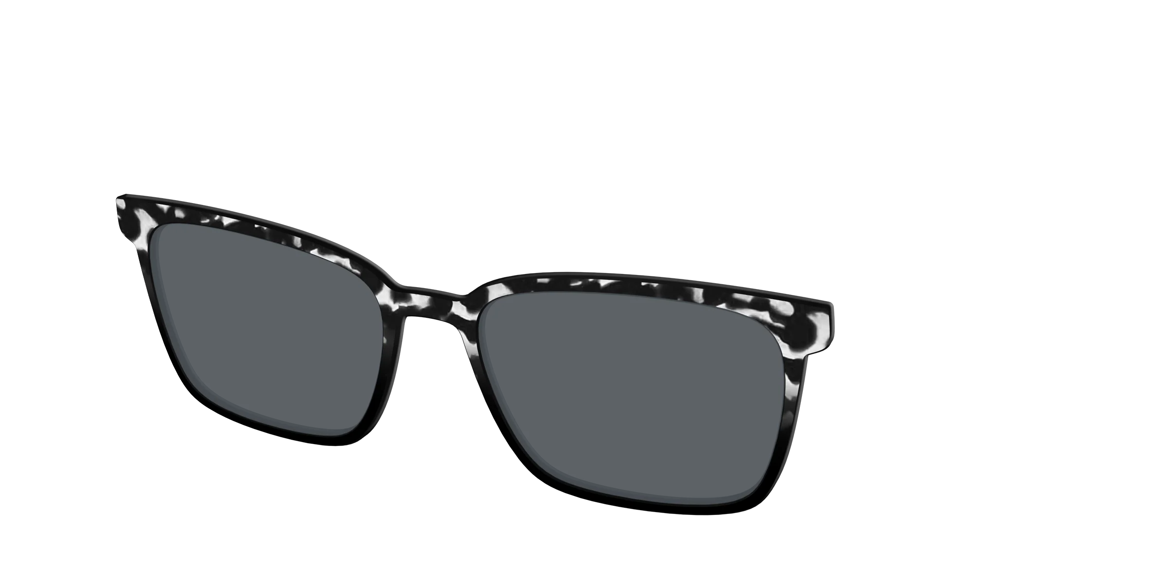 The Polarized Bold Black & White Tortoise Sun Top - Image 46