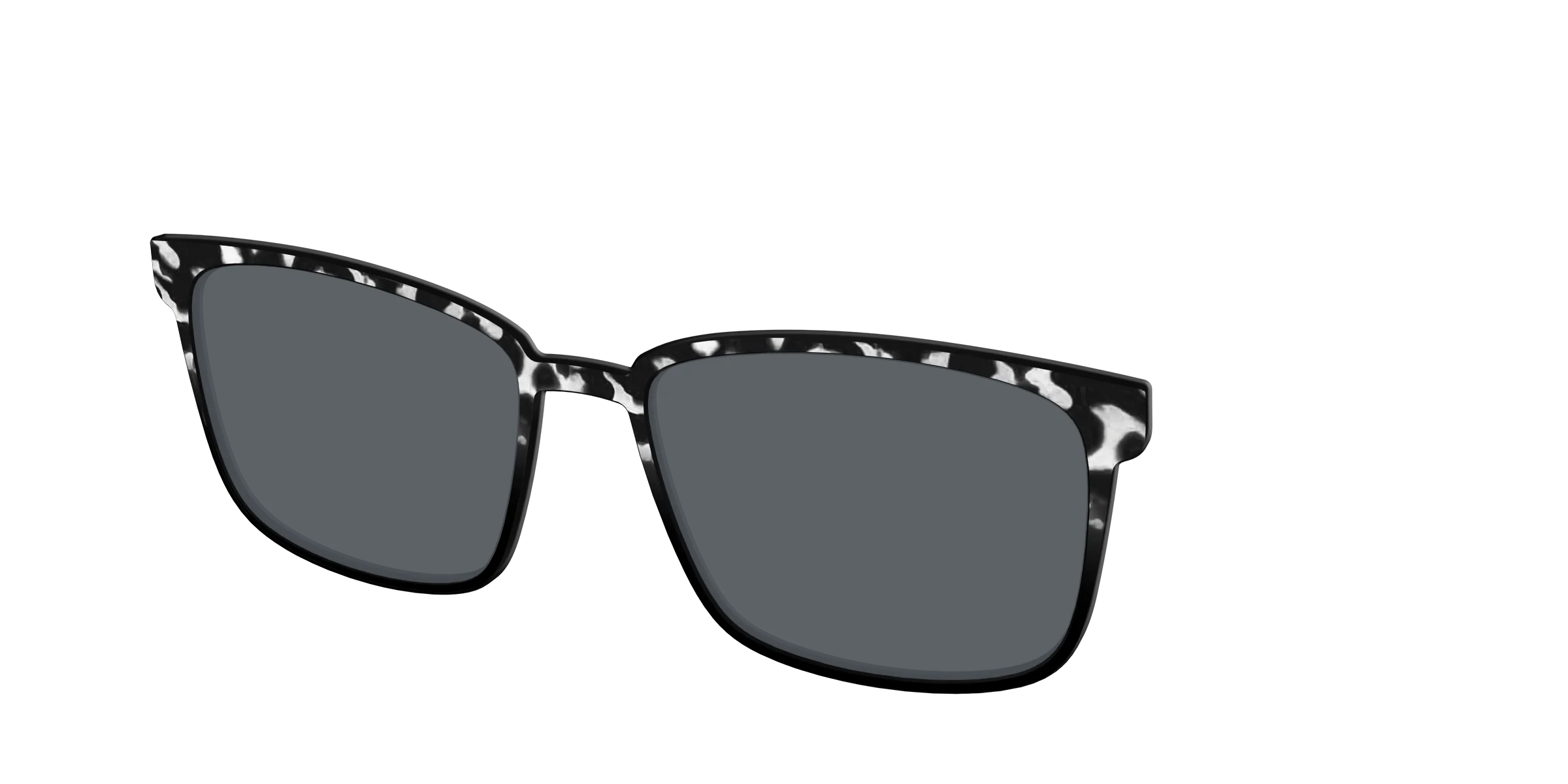 The Polarized Bold Black & White Tortoise Sun Top - Image 50