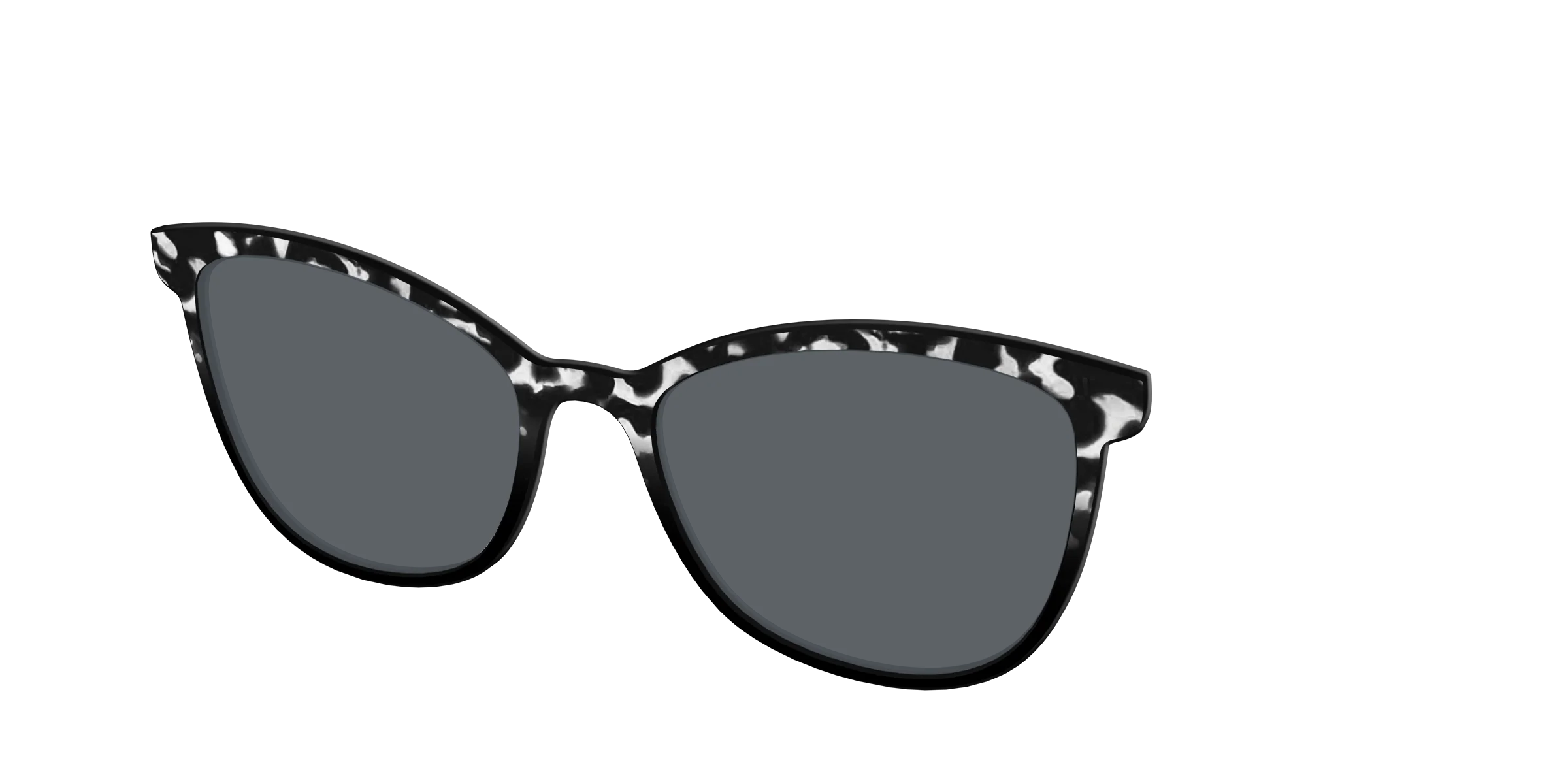 The Polarized Bold Black & White Tortoise Sun Top - Image 54