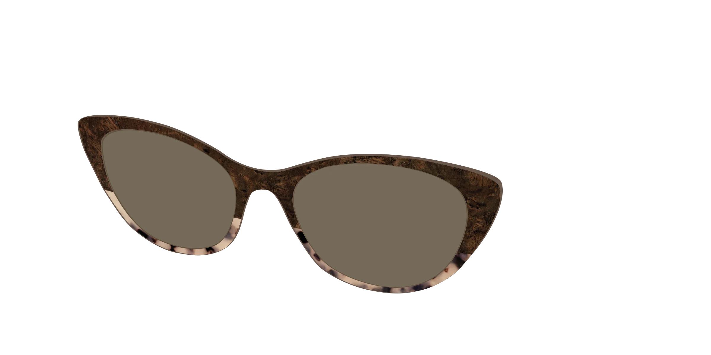 The Polarized Dark Oak Tortoise Split Sun Top - Image 24