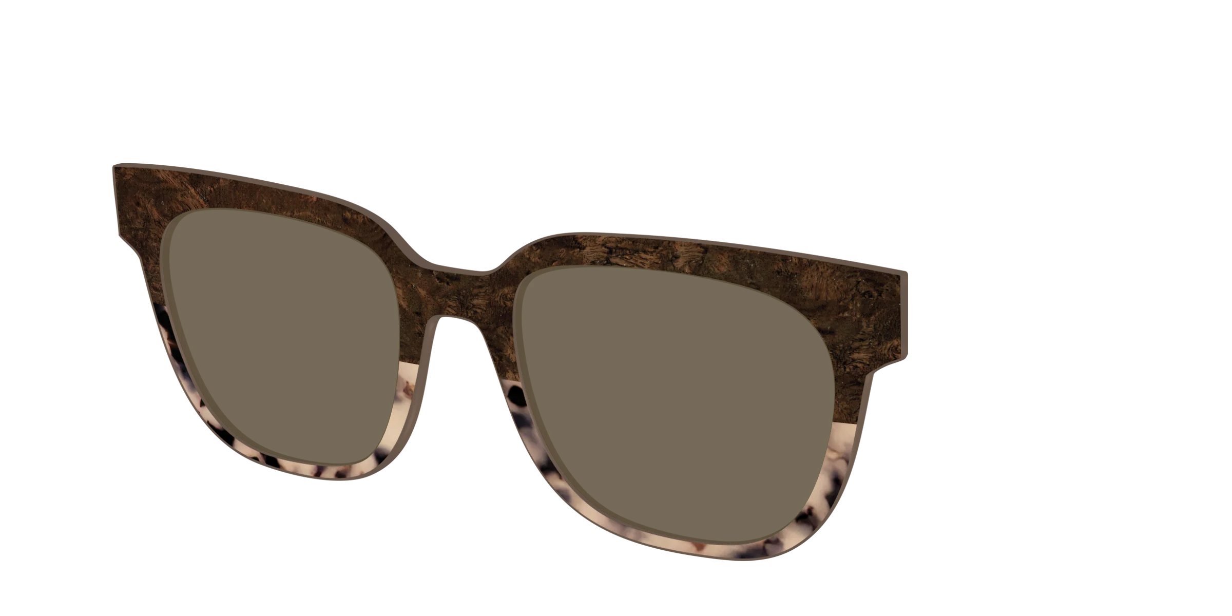 The Polarized Dark Oak Tortoise Split Sun Top - Image 32