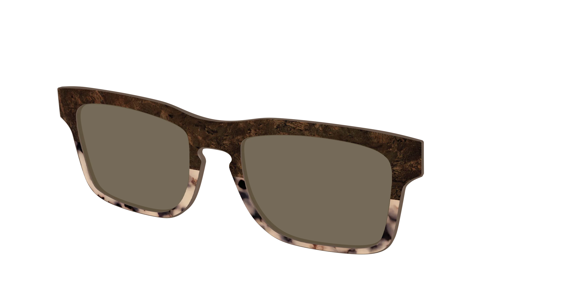 The Polarized Dark Oak Tortoise Split Sun Top - Image 36