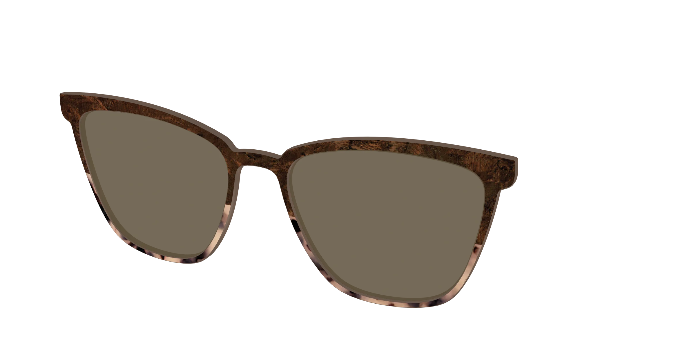 The Polarized Dark Oak Tortoise Split Sun Top - Image 58