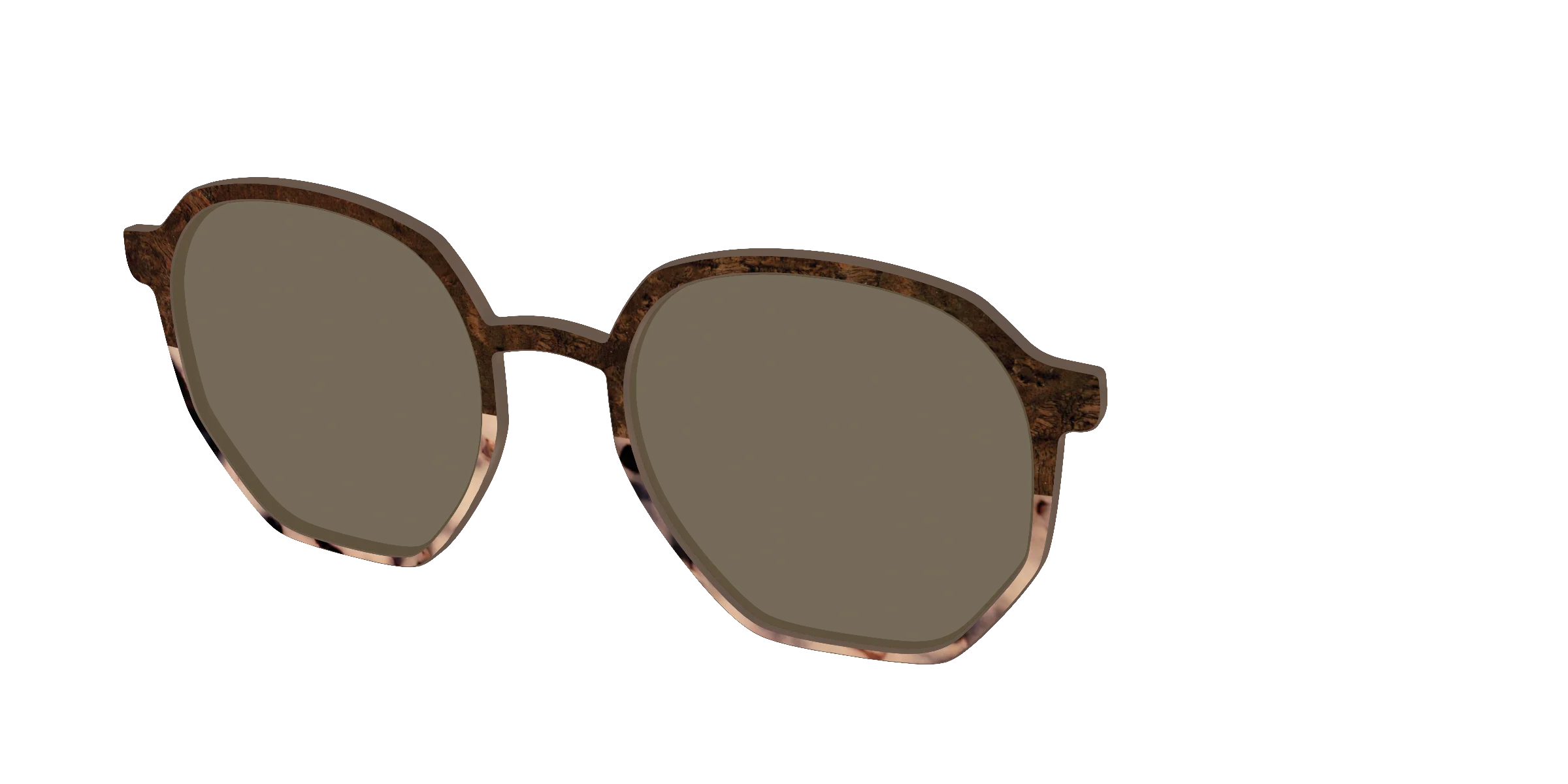 The Polarized Dark Oak Tortoise Split Sun Top - Image 60