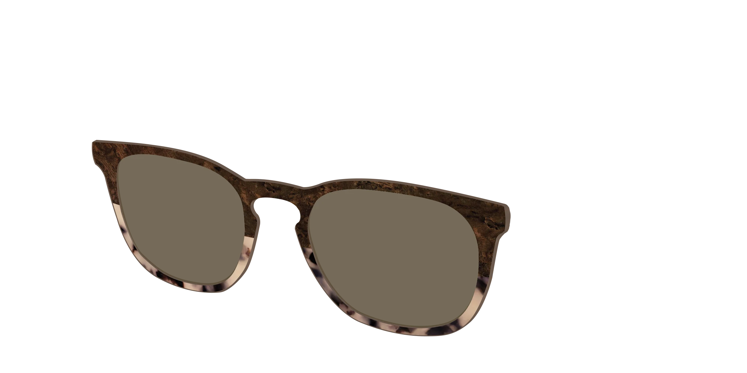 The Polarized Dark Oak Tortoise Split Sun Top - Image 8