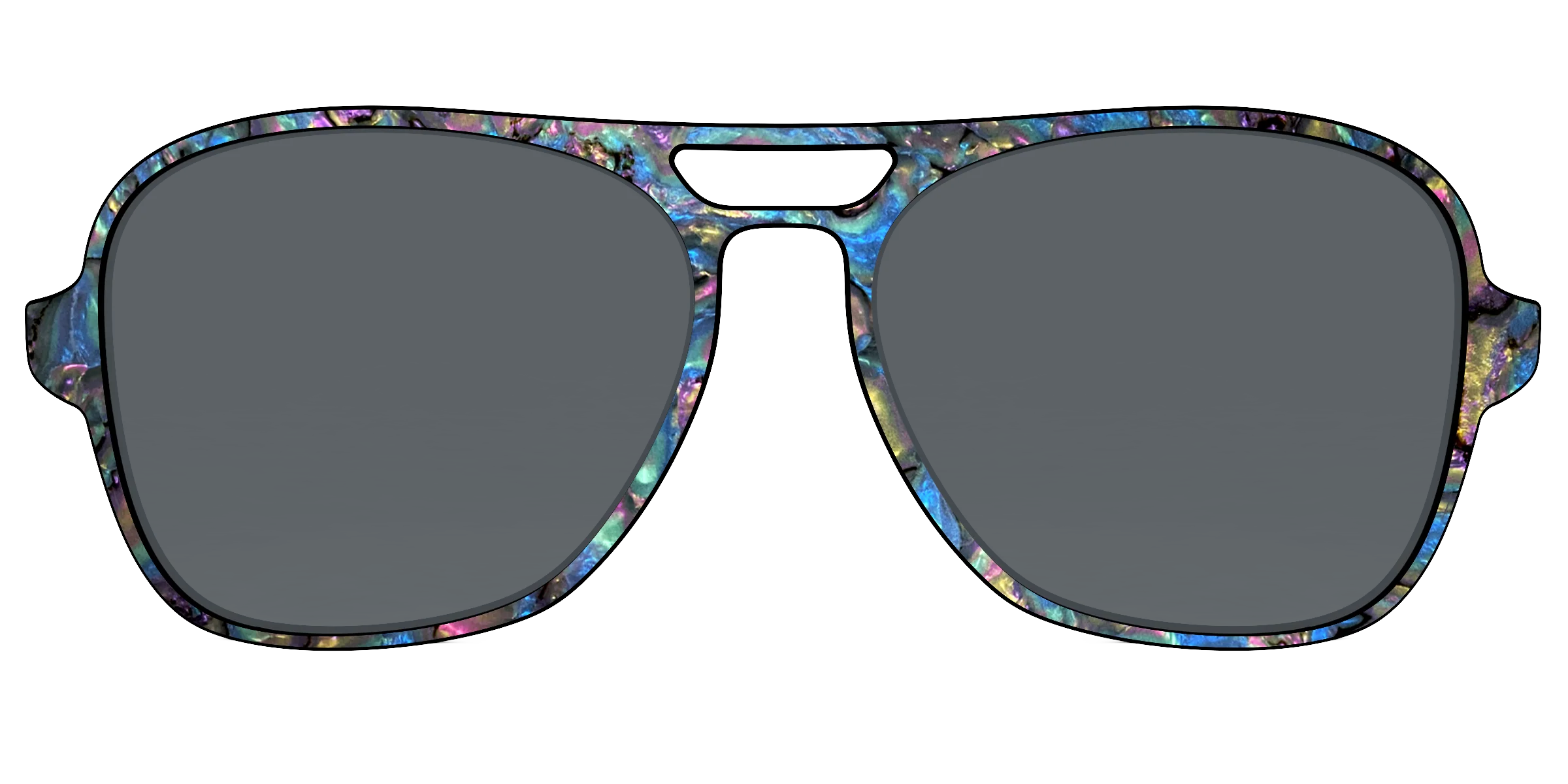 The Polarized Midnight Abalone Sun Top - Image 51