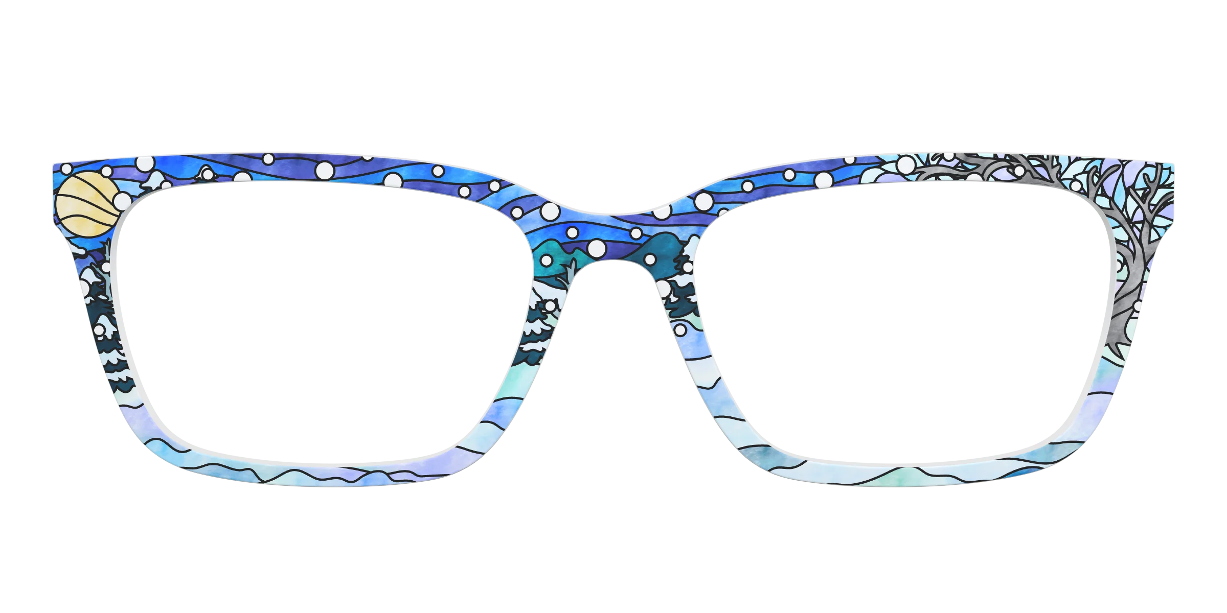 The Snowscape Stained Glass - Image 9