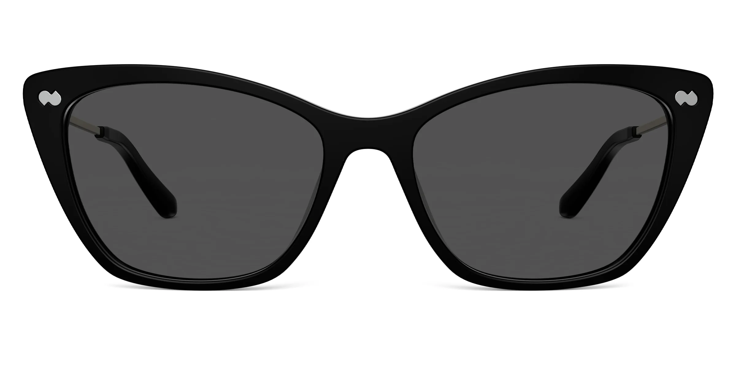 The Wanda - Black Acetate Gold Metal Sun - Image 3