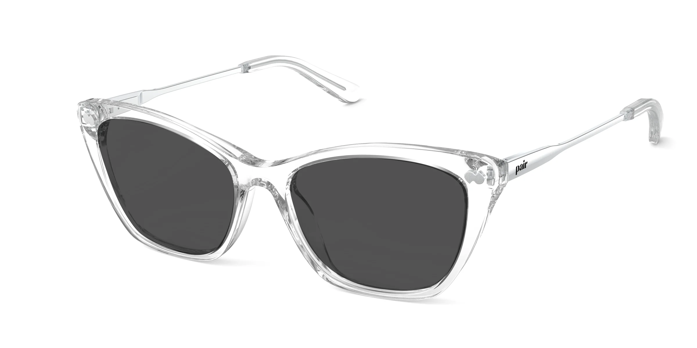 The Wanda - Crystal Clear Acetate Silver Metal Sun