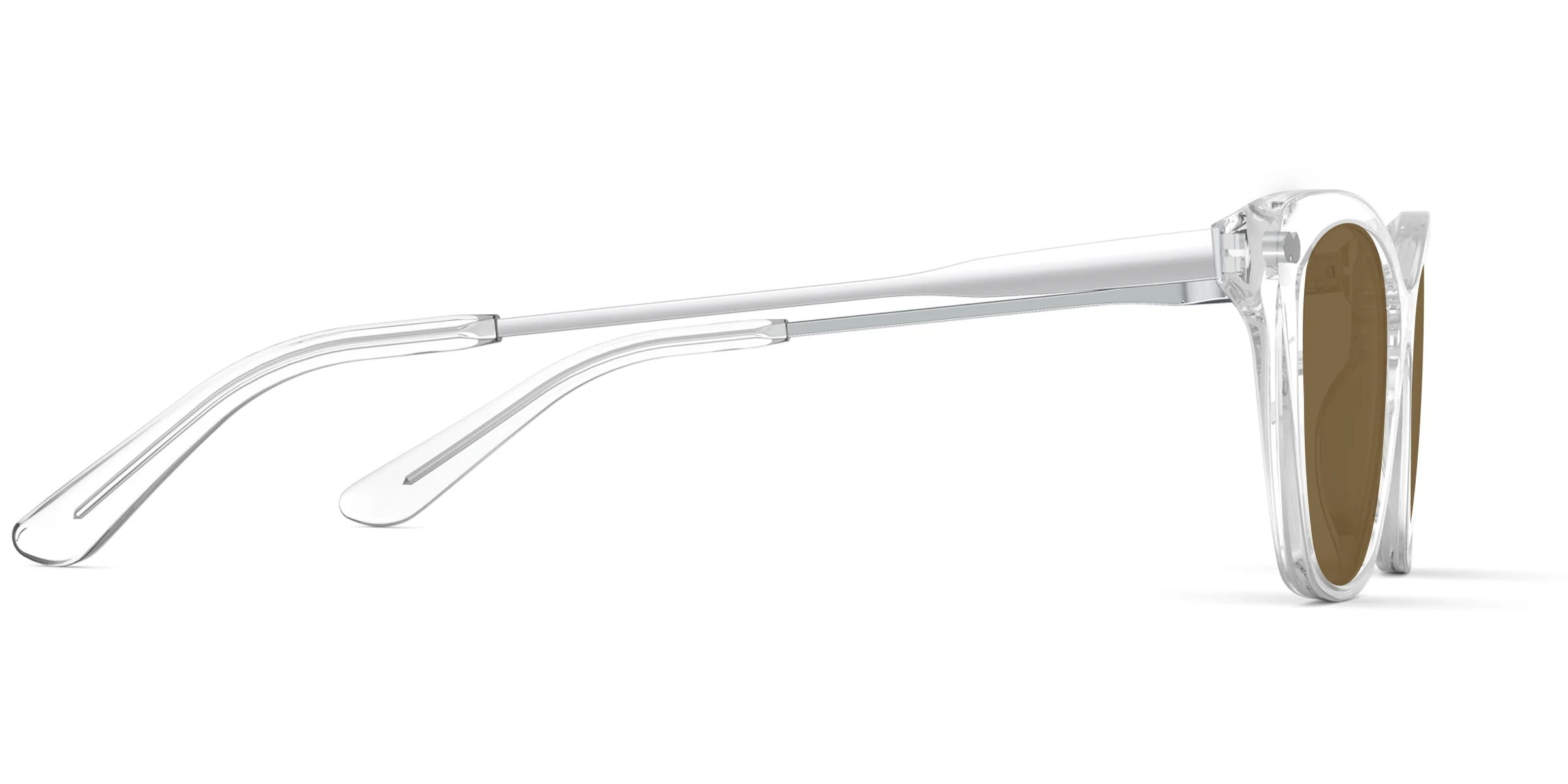 The Wanda - Crystal Clear Acetate Silver Metal Sun - Image 6